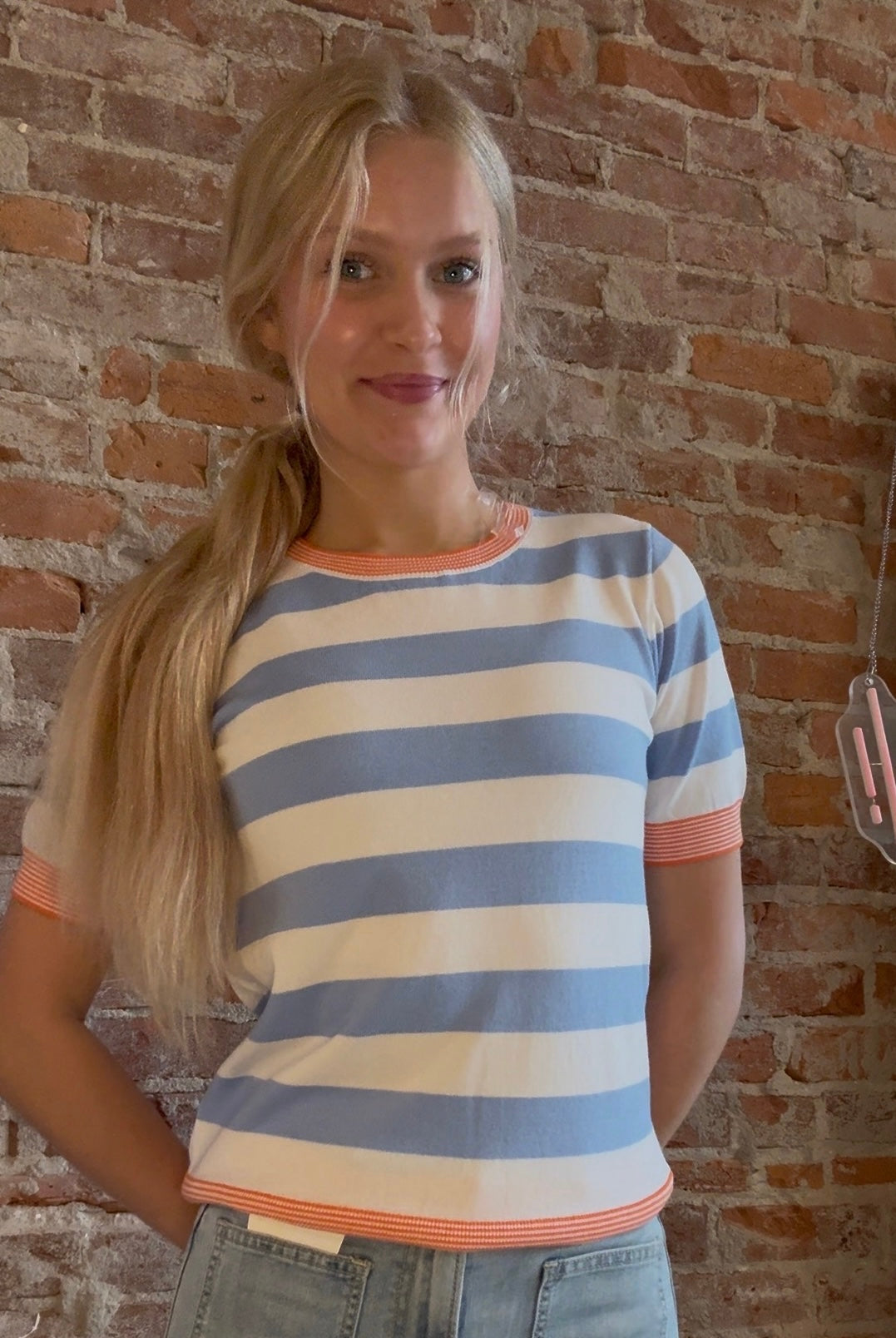 Clara Spring Sweater-apparel-Staccato-The Funky Zebra Ames, Women's Fashion Boutique in Ames, Iowa