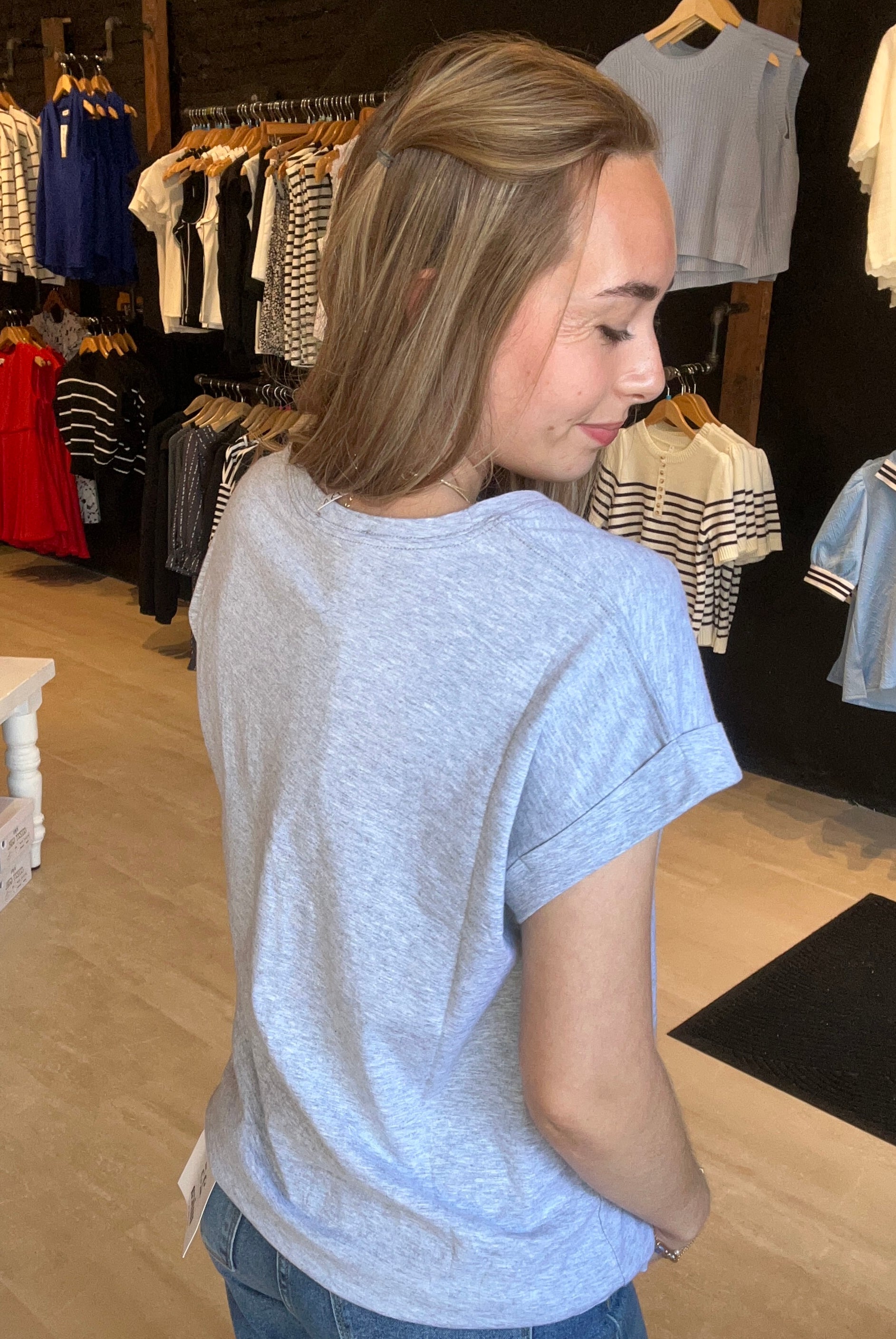 Sierra Tee-Short Sleeves-Zenana-The Funky Zebra Ames, Women's Fashion Boutique in Ames, Iowa