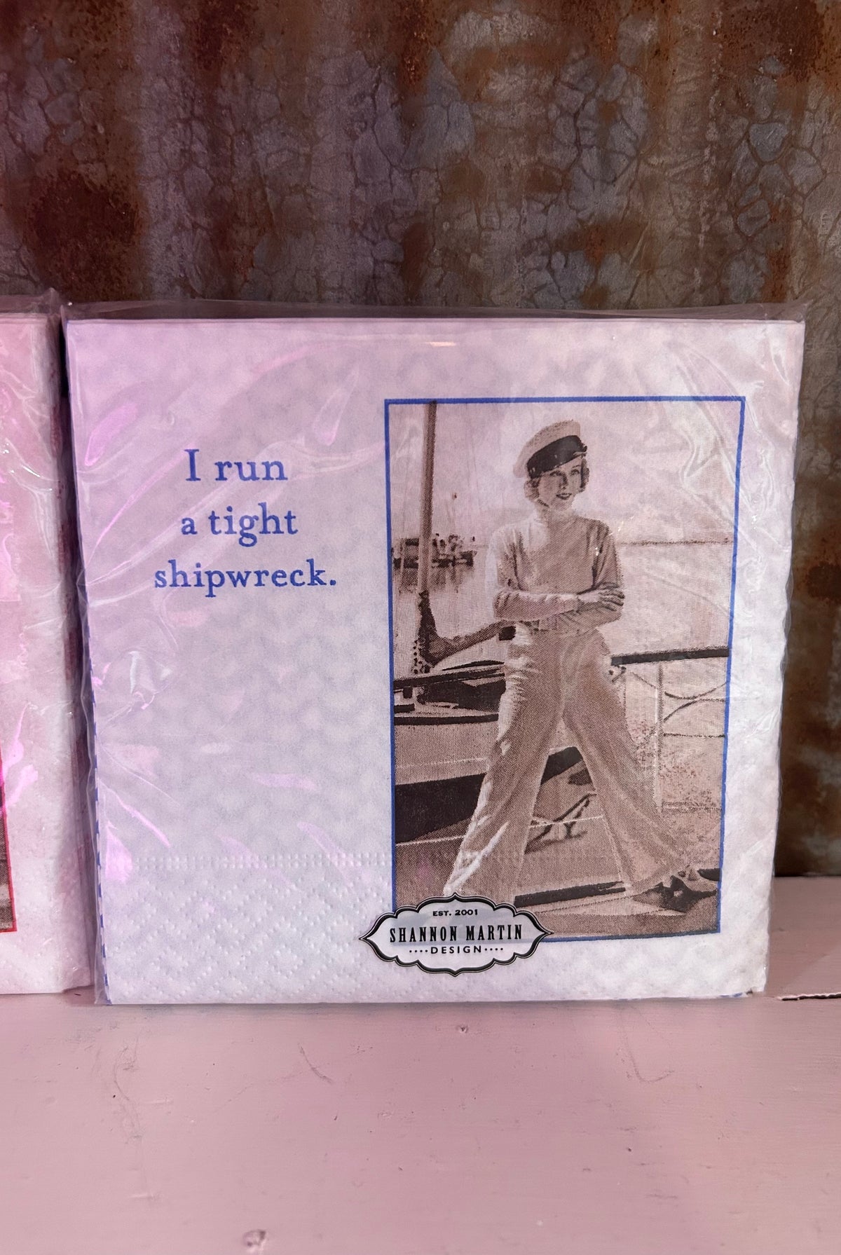 MVB Shipwreck Cocktail Napkins-Nellie & Dani Style House-The Funky Zebra Ames, Women's Fashion Boutique in Ames, Iowa