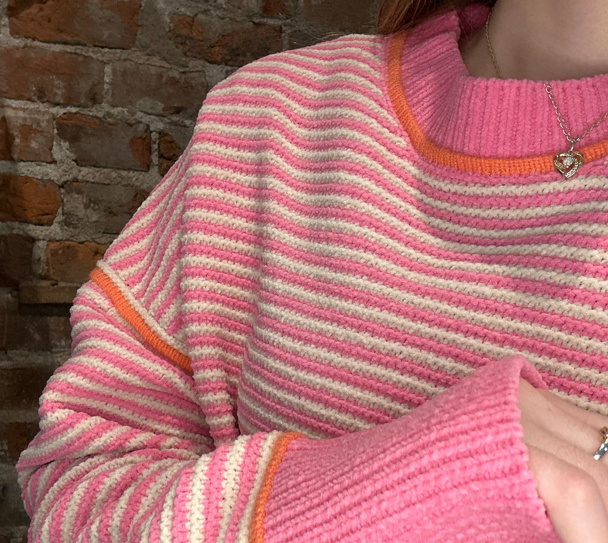 Rebecca Striped Sweater-apparel-Very J-The Funky Zebra Ames, Women's Fashion Boutique in Ames, Iowa