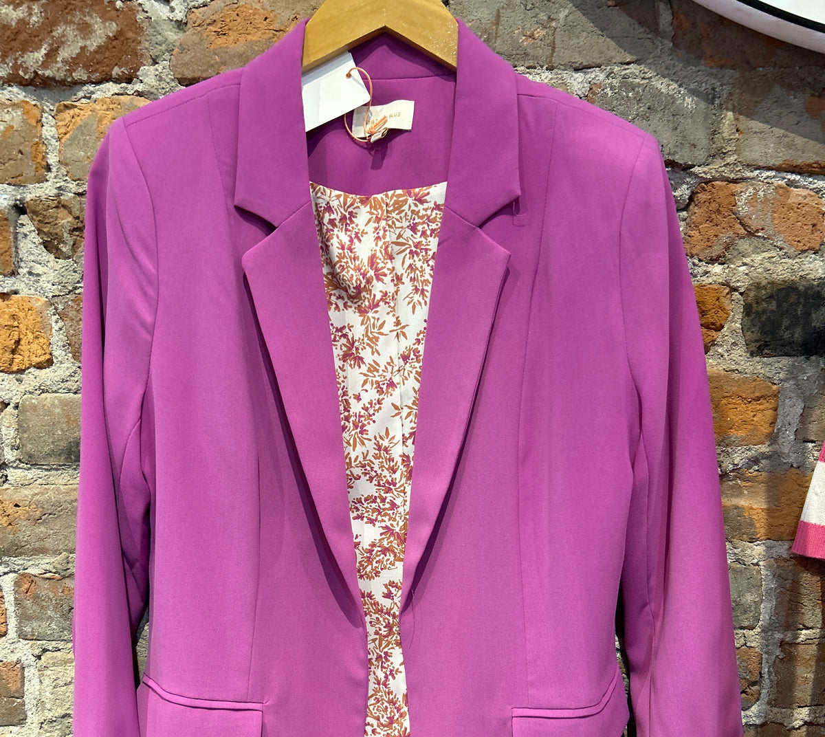 MVB Mulberry Blazer-Nellie & Dani Style House-The Funky Zebra Ames, Women's Fashion Boutique in Ames, Iowa
