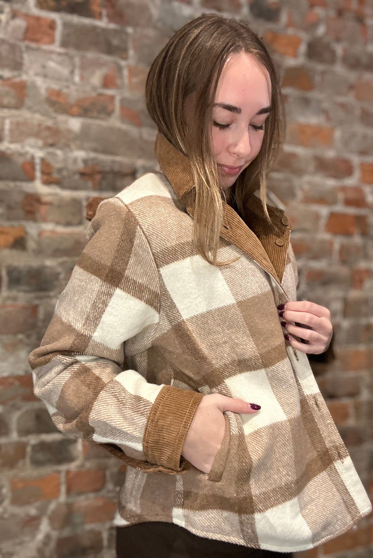 Shandra Plaid Shacket-apparel-heimish-The Funky Zebra Ames, Women's Fashion Boutique in Ames, Iowa