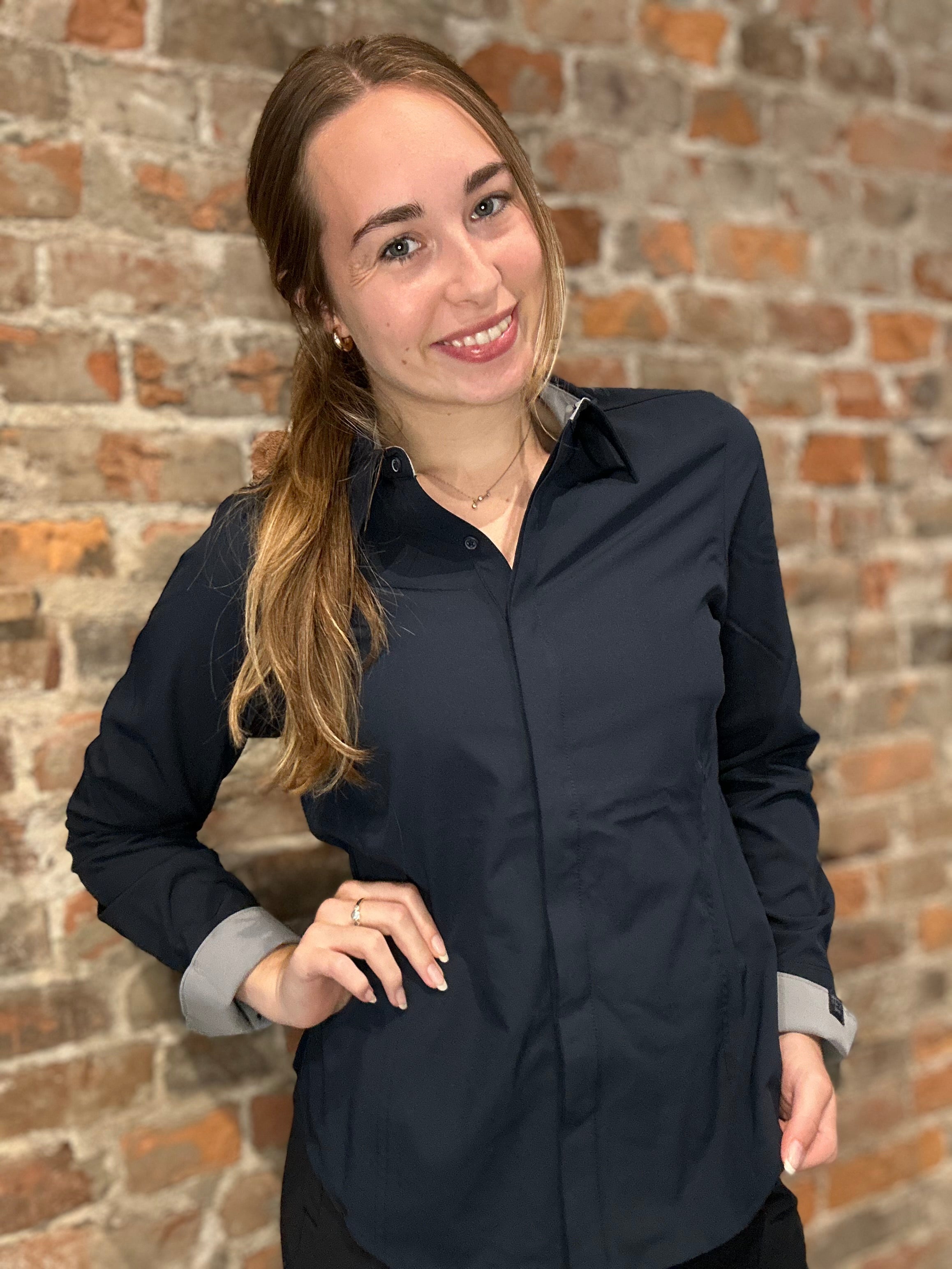 Storm Creek Executive Button Up-Long Sleeves-Storm Creek-The Funky Zebra Ames, Women's Fashion Boutique in Ames, Iowa