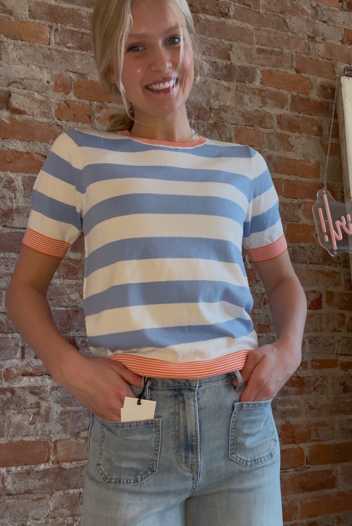 Clara Spring Sweater-apparel-Staccato-The Funky Zebra Ames, Women's Fashion Boutique in Ames, Iowa