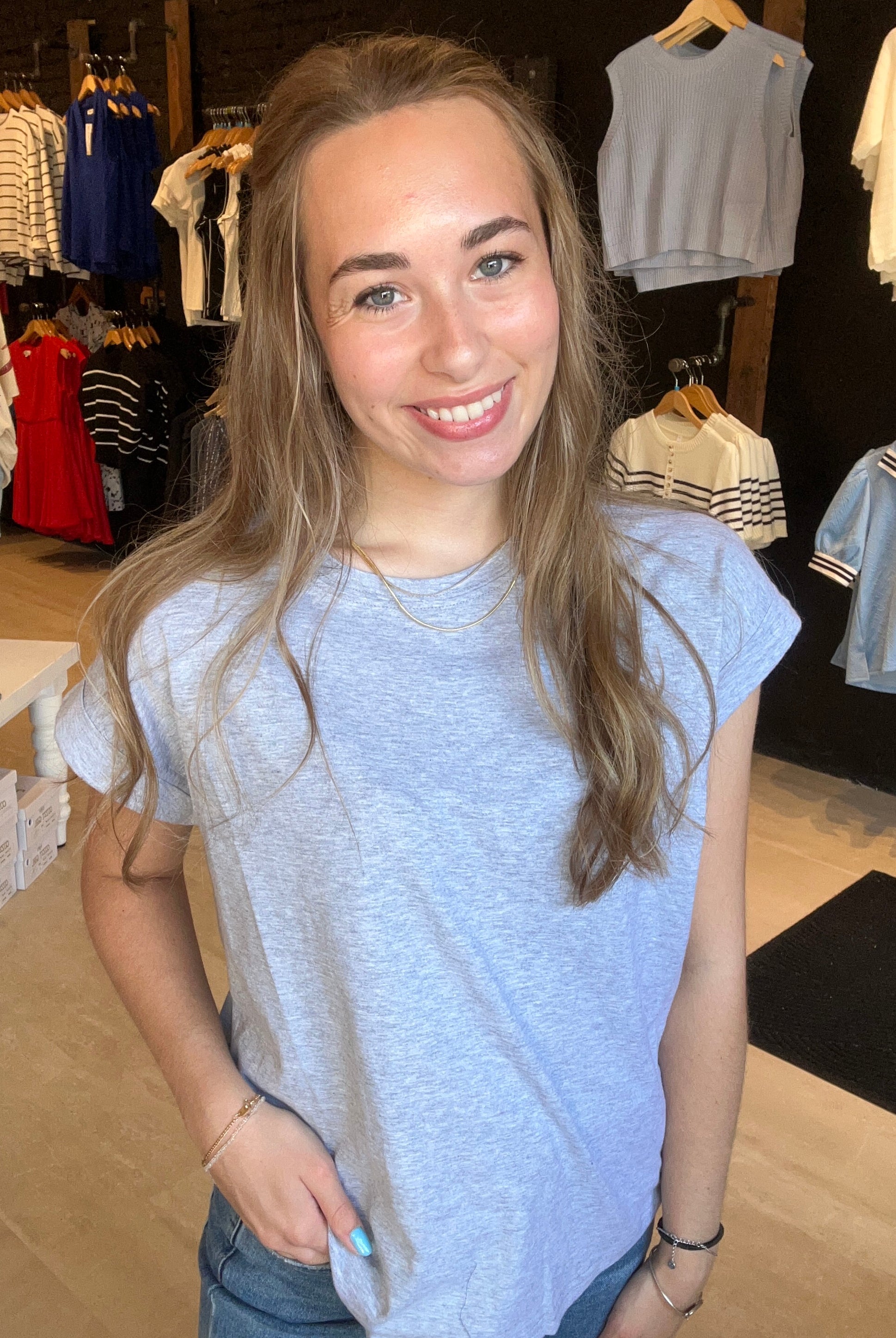 Sierra Tee-Short Sleeves-Zenana-The Funky Zebra Ames, Women's Fashion Boutique in Ames, Iowa