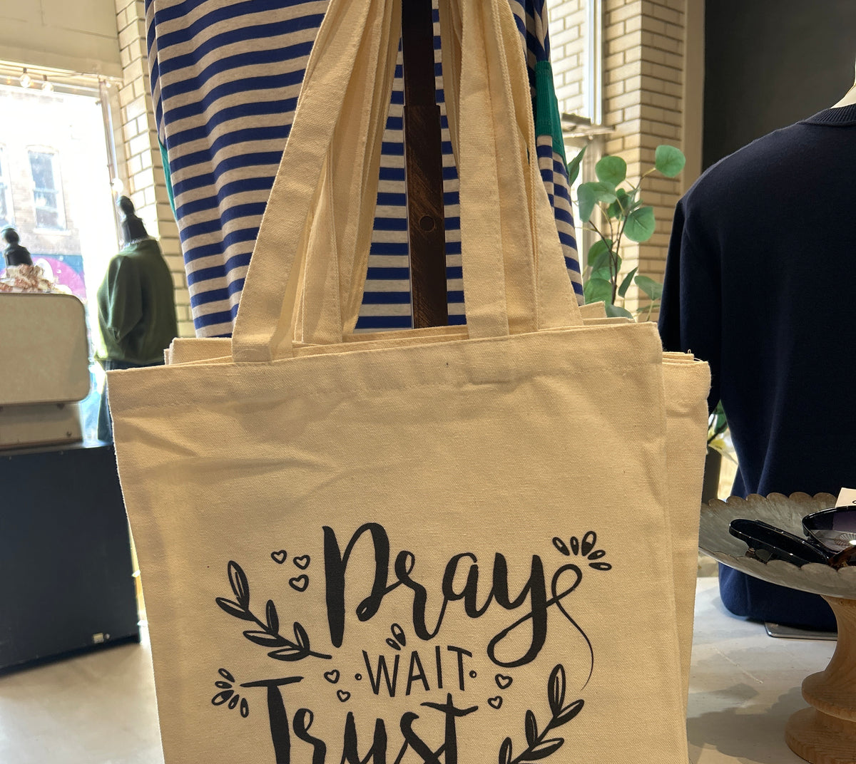 MVB Canvas Totes-Nellie & Dani Style House-The Funky Zebra Ames, Women's Fashion Boutique in Ames, Iowa