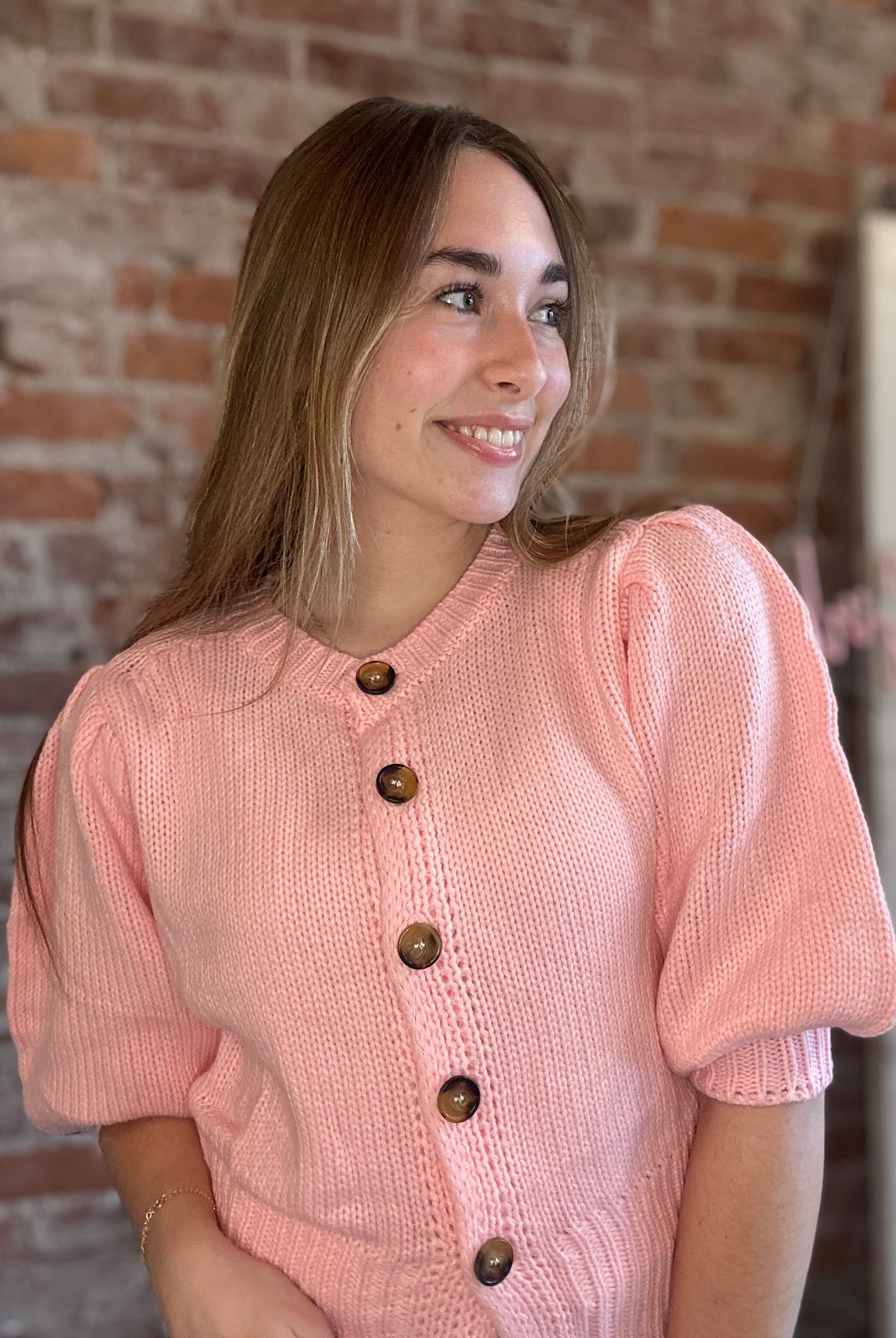 Roslyn Button Down Sweater-Sweaters-Glam-The Funky Zebra Ames, Women's Fashion Boutique in Ames, Iowa