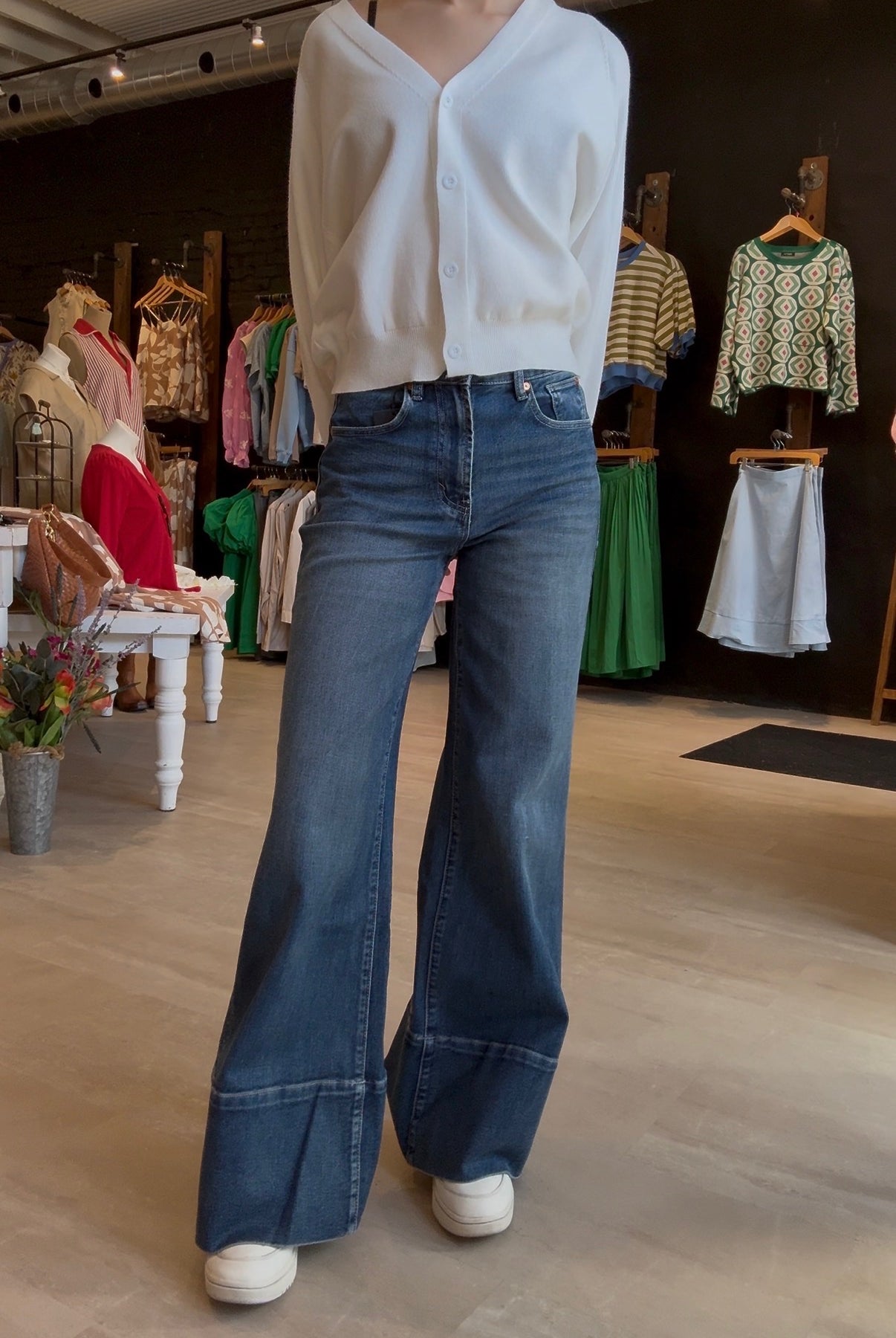 Emerson Relaxed Flare-Pants-Habitual-The Funky Zebra Ames, Women's Fashion Boutique in Ames, Iowa