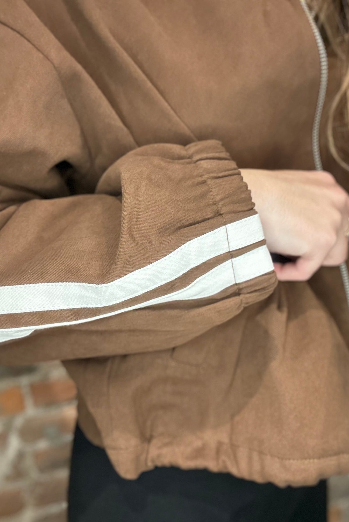 Phoebe Brown Jacket-ButterMelon-The Funky Zebra Ames, Women's Fashion Boutique in Ames, Iowa