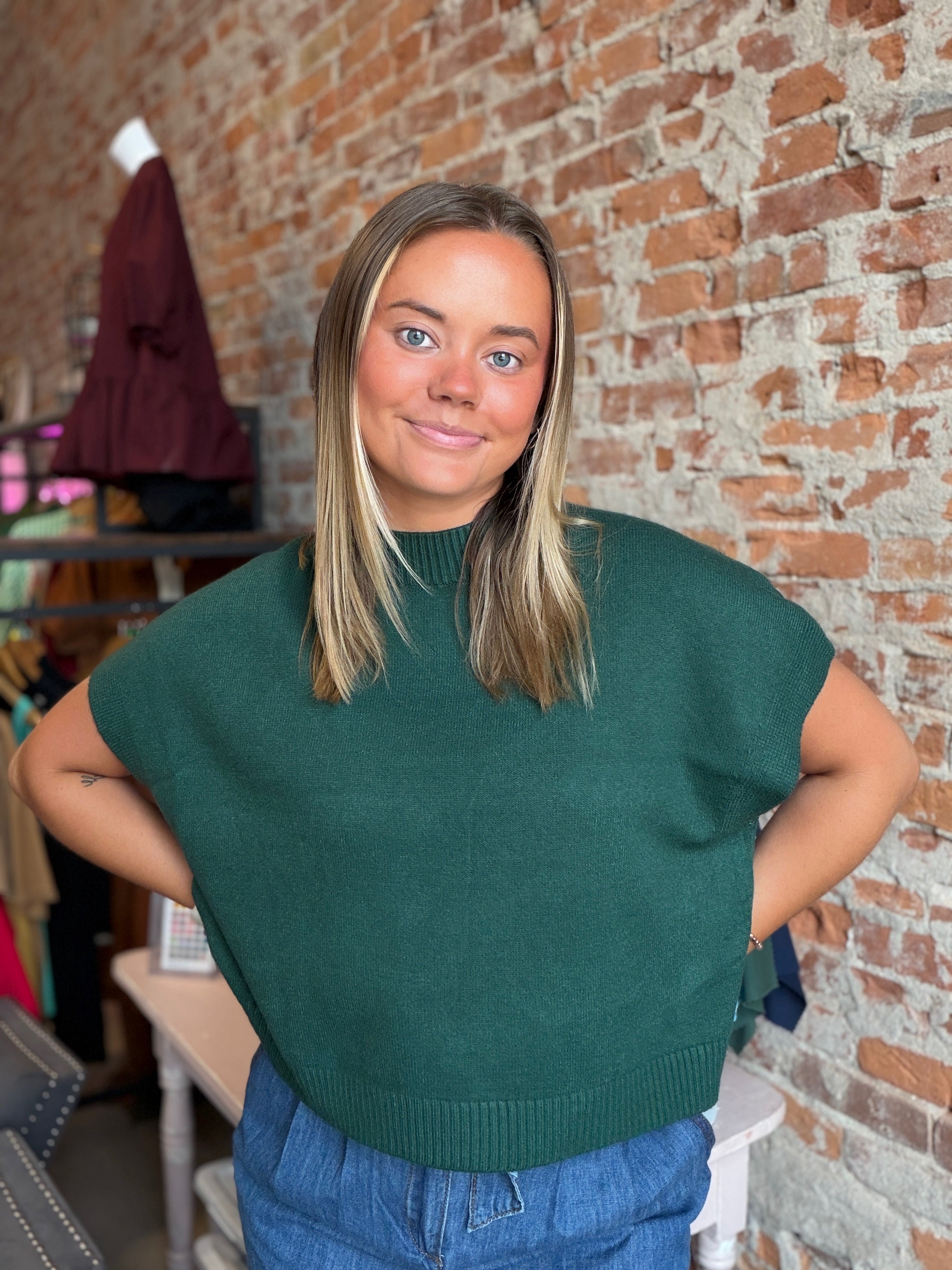 Keely Drop Shoulder Sweater-apparel-Pinch-The Funky Zebra Ames, Women's Fashion Boutique in Ames, Iowa