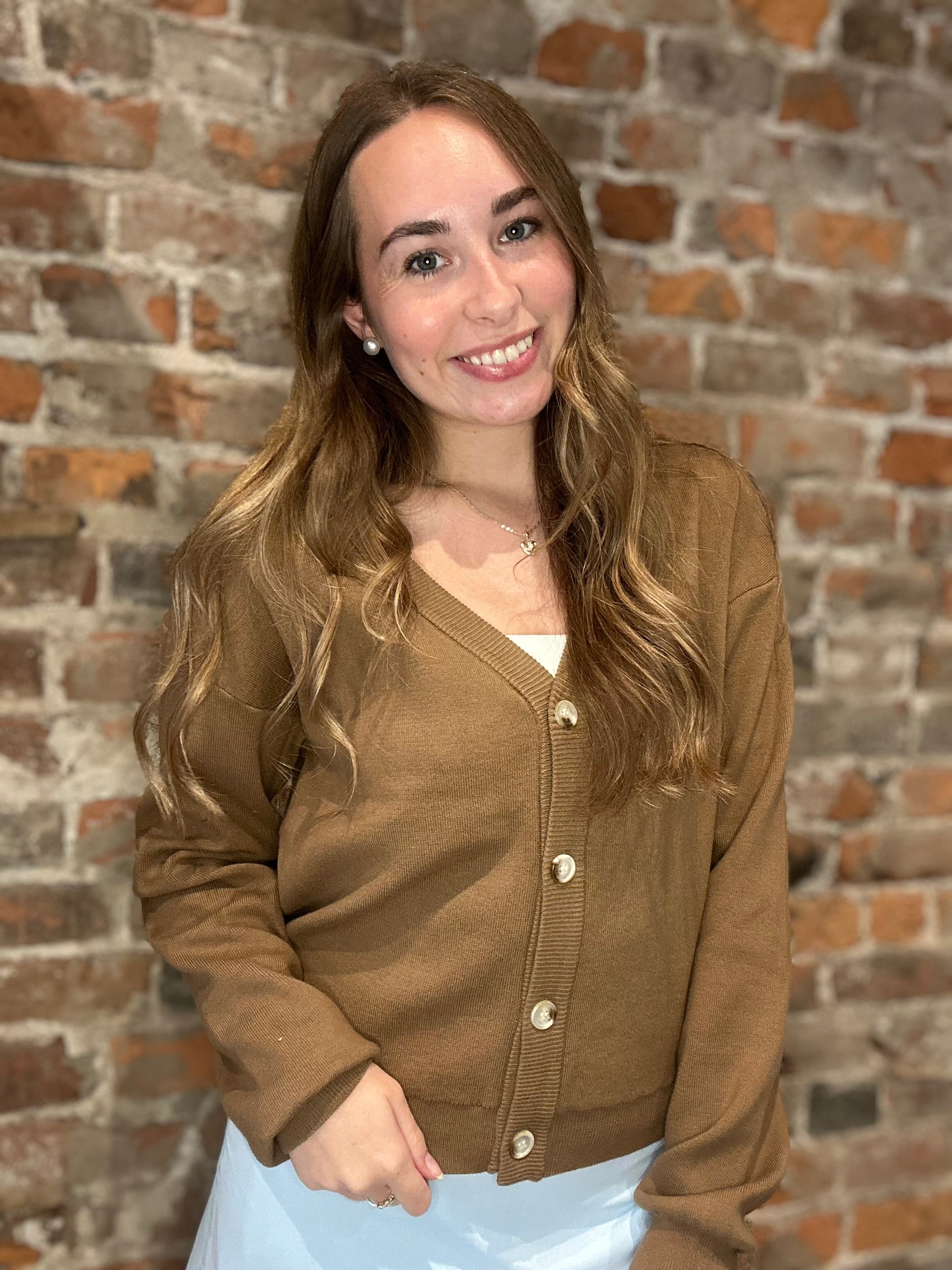 Braxton Button Down Cardigan-apparel-in february-The Funky Zebra Ames, Women's Fashion Boutique in Ames, Iowa