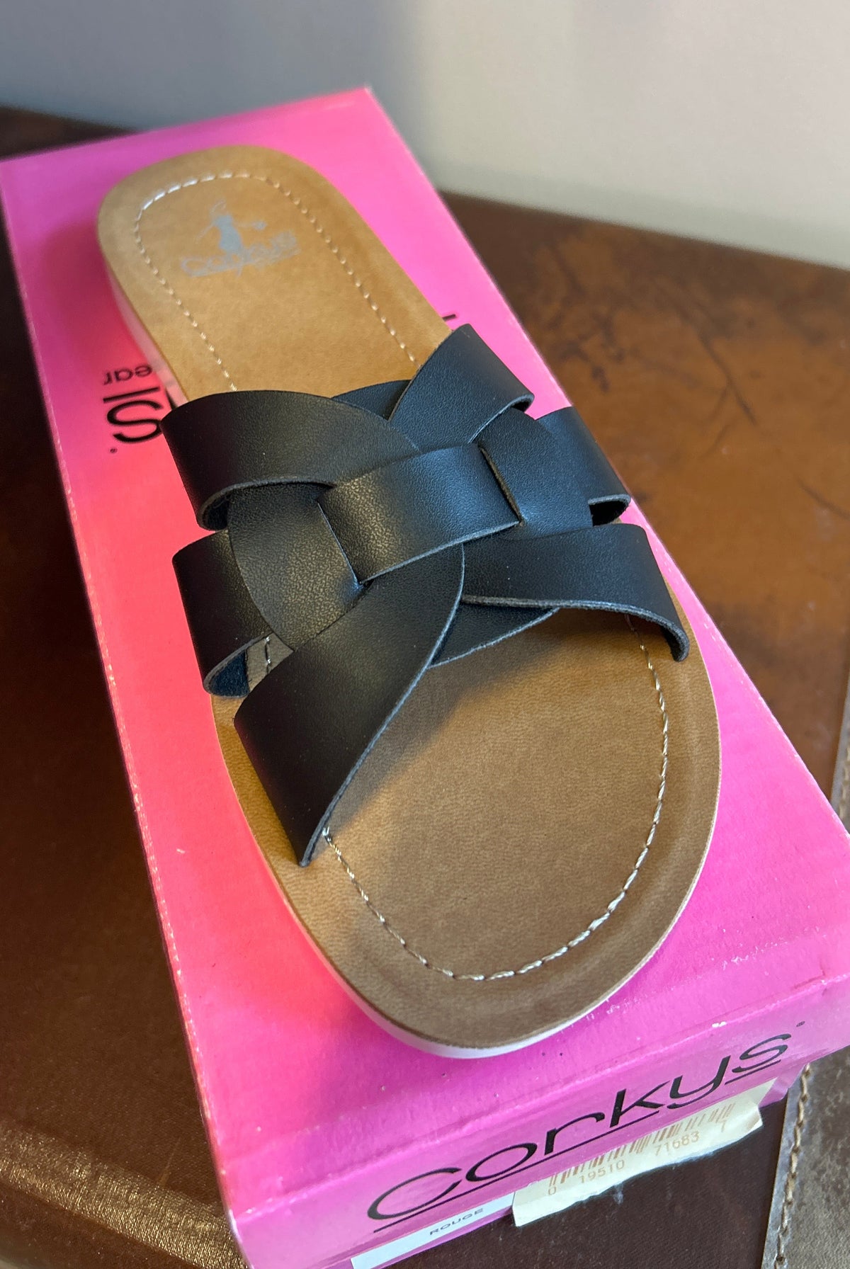 MVB Black Rouge Sandal-Nellie & Dani Style House-The Funky Zebra Ames, Women's Fashion Boutique in Ames, Iowa