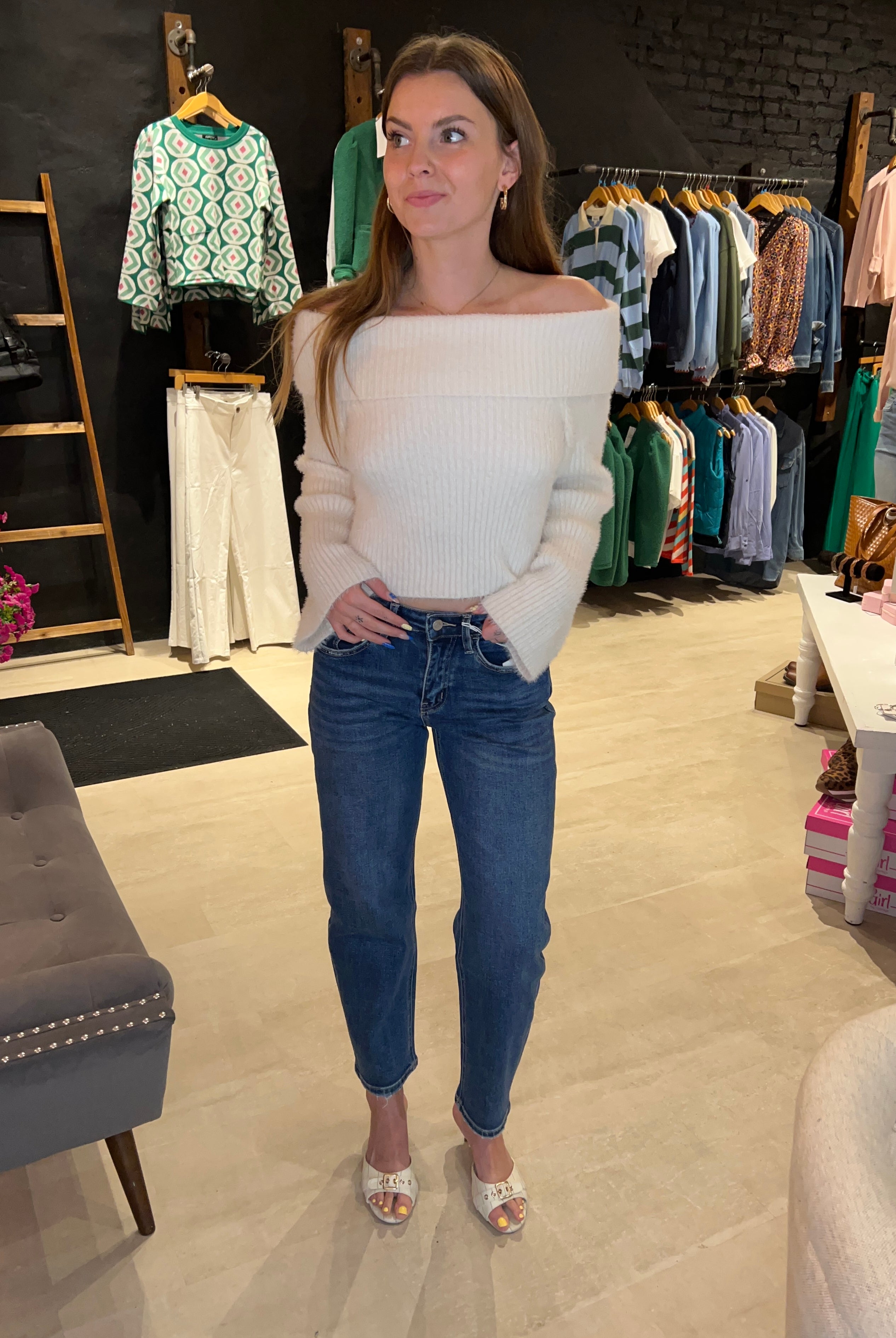 Resi Barrel Jeans-Jeans-Veveret-The Funky Zebra Ames, Women's Fashion Boutique in Ames, Iowa