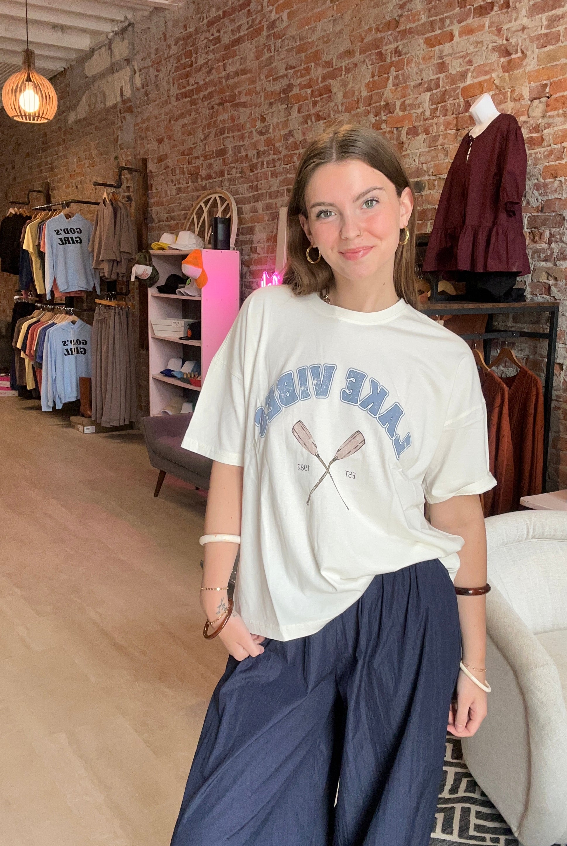 Lake Vibes Tee-Graphic Tee's-Blu Pepper-The Funky Zebra Ames, Women's Fashion Boutique in Ames, Iowa