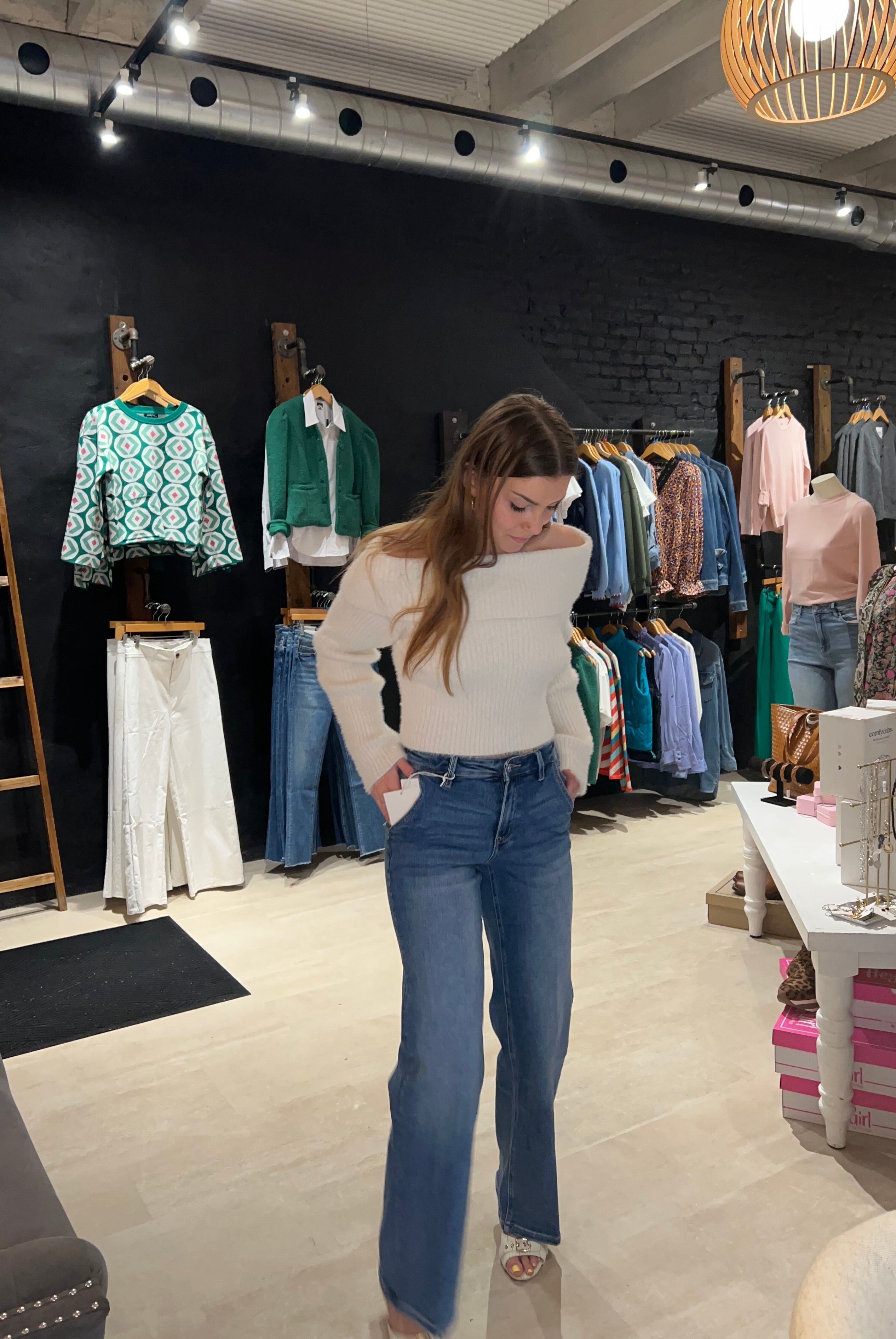 Truly Trouser Jean-Jeans-Veveret-The Funky Zebra Ames, Women's Fashion Boutique in Ames, Iowa