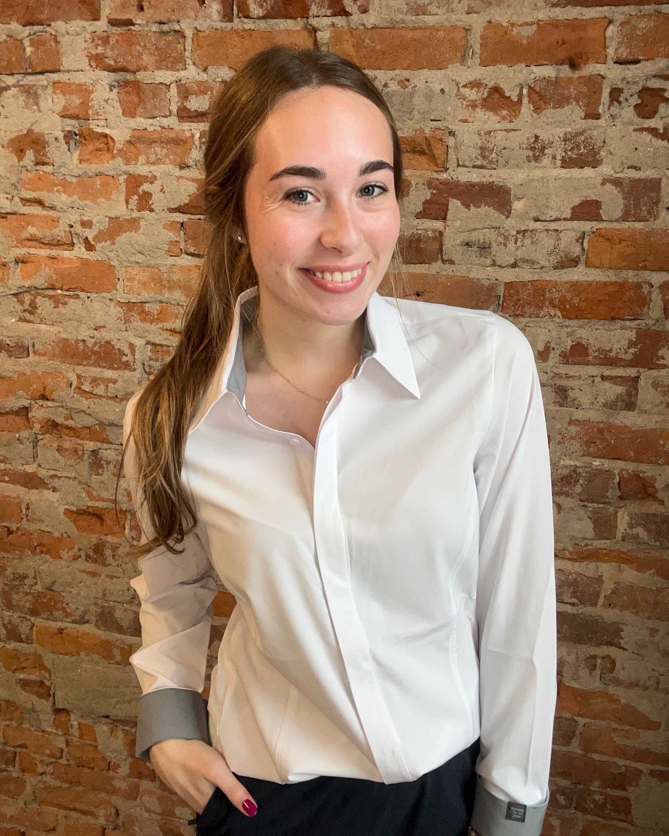 Executive Button Up-Long Sleeves-Storm Creek-The Funky Zebra Ames, Women's Fashion Boutique in Ames, Iowa