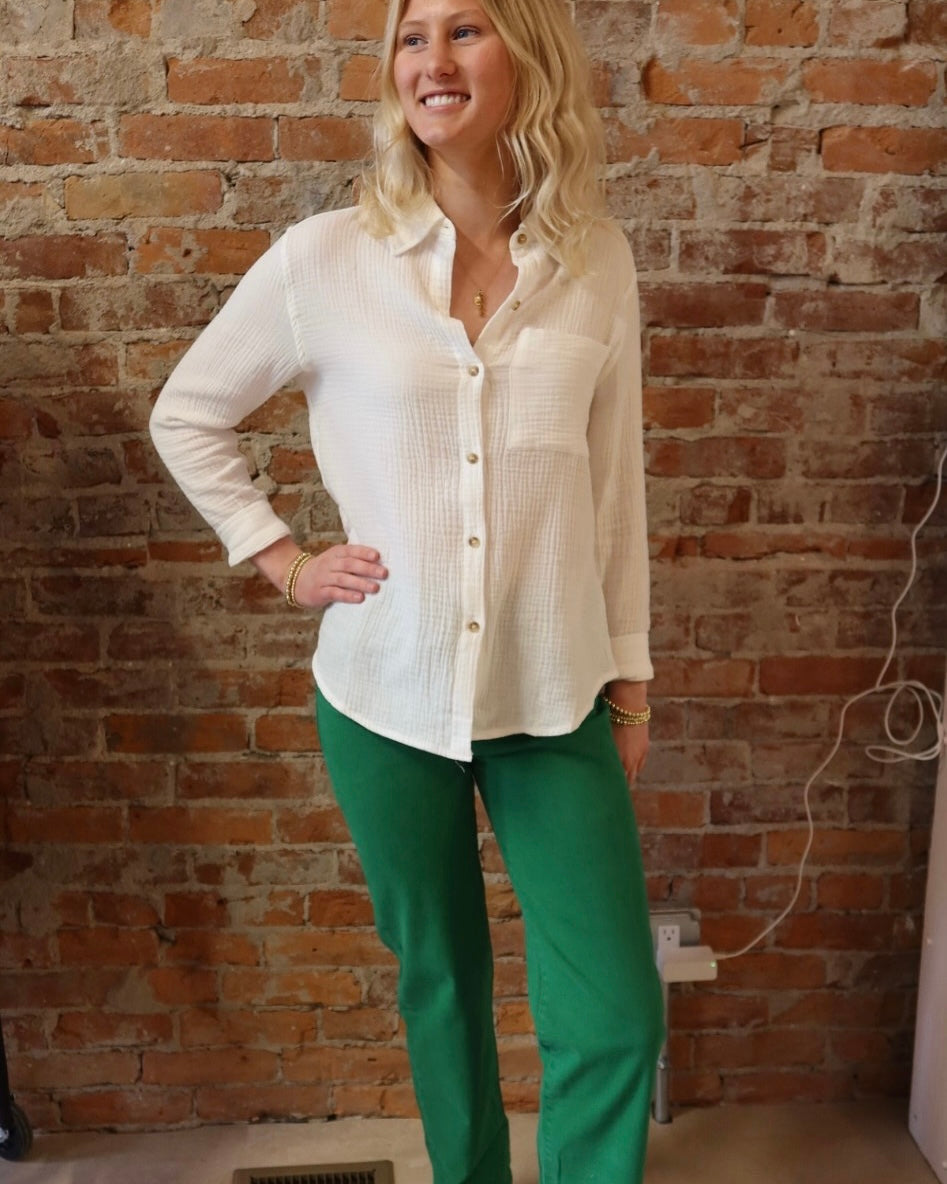 Carli Textured Top-Long Sleeves-Cozy Co-The Funky Zebra Ames, Women's Fashion Boutique in Ames, Iowa