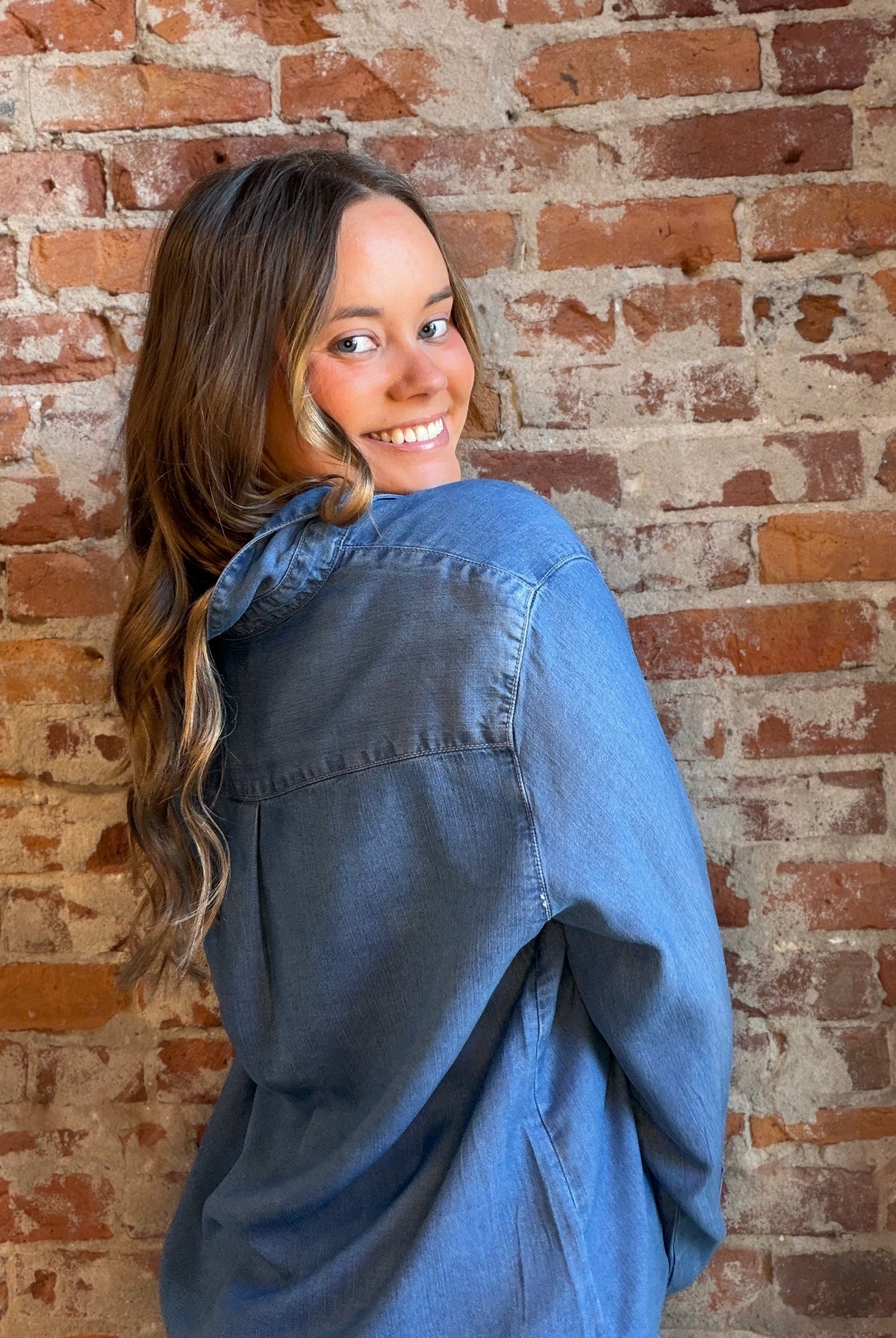 Bobby Denim Shirt-apparel-heimish-The Funky Zebra Ames, Women's Fashion Boutique in Ames, Iowa
