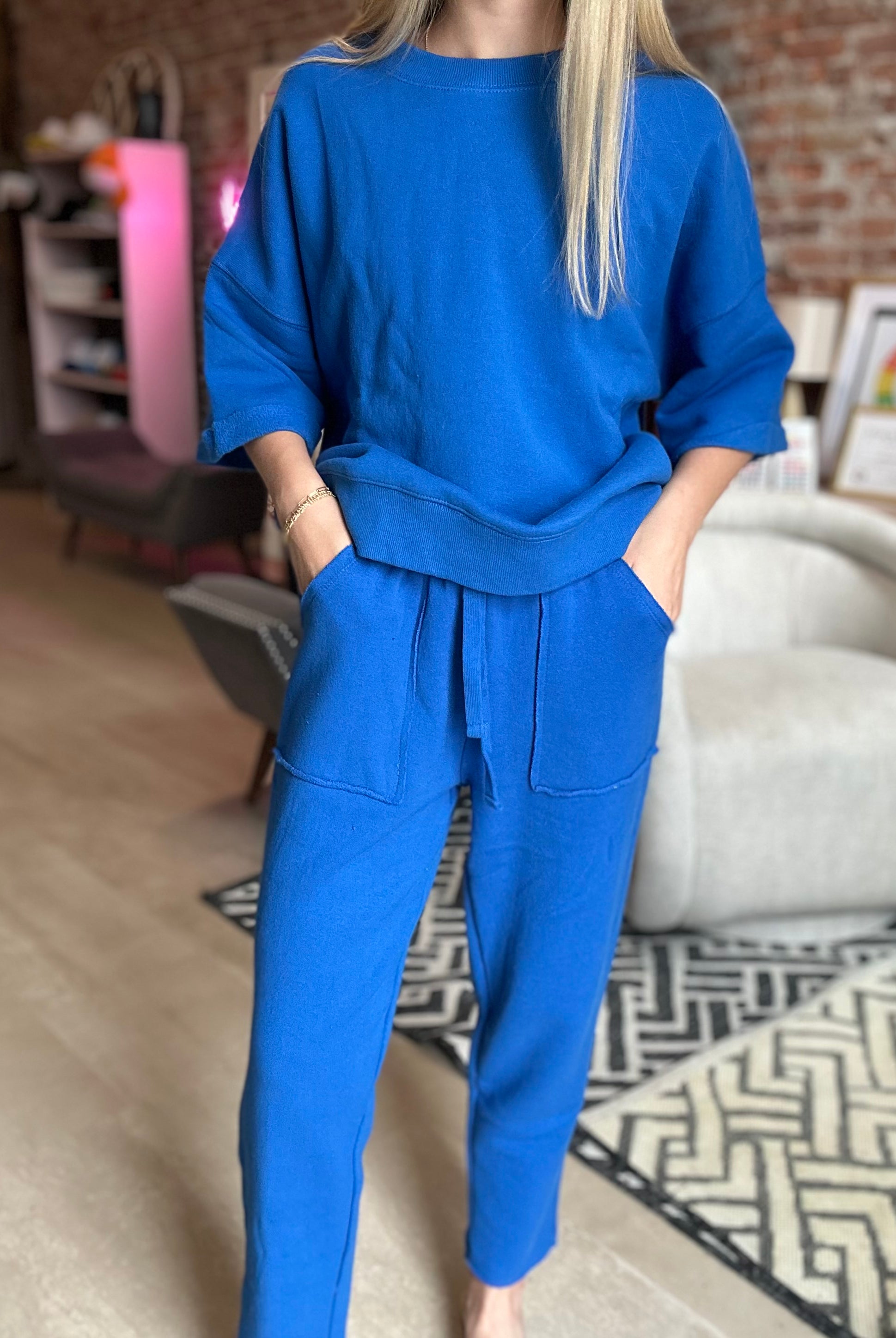 Malibu Lounge Pant-apparel-Mono B-The Funky Zebra Ames, Women's Fashion Boutique in Ames, Iowa