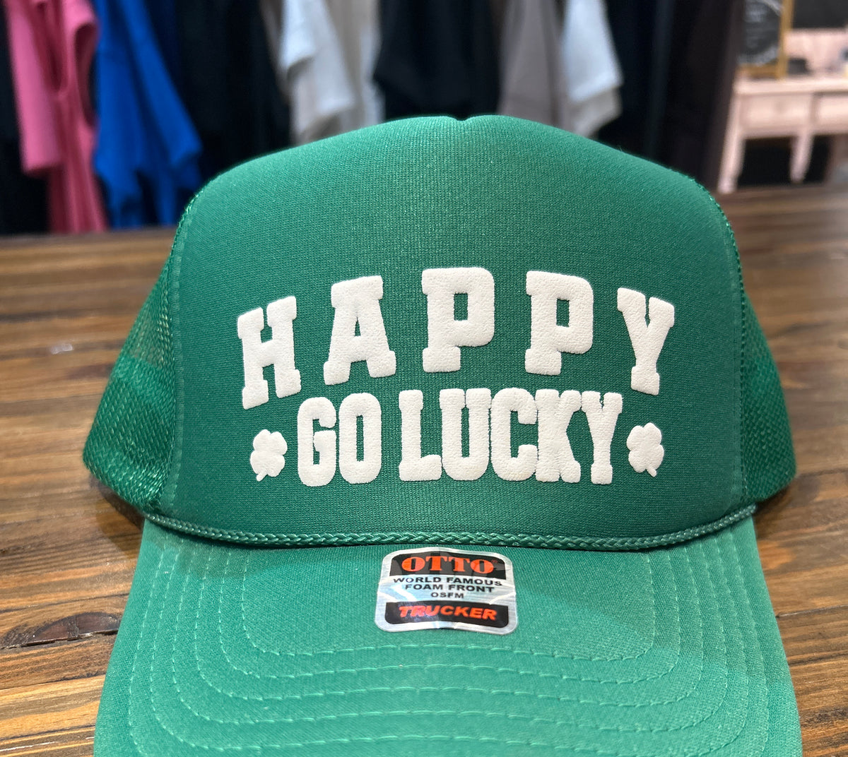 MVB Happy Go Lucky Hat - Green-Nellie & Dani Style House-The Funky Zebra Ames, Women's Fashion Boutique in Ames, Iowa