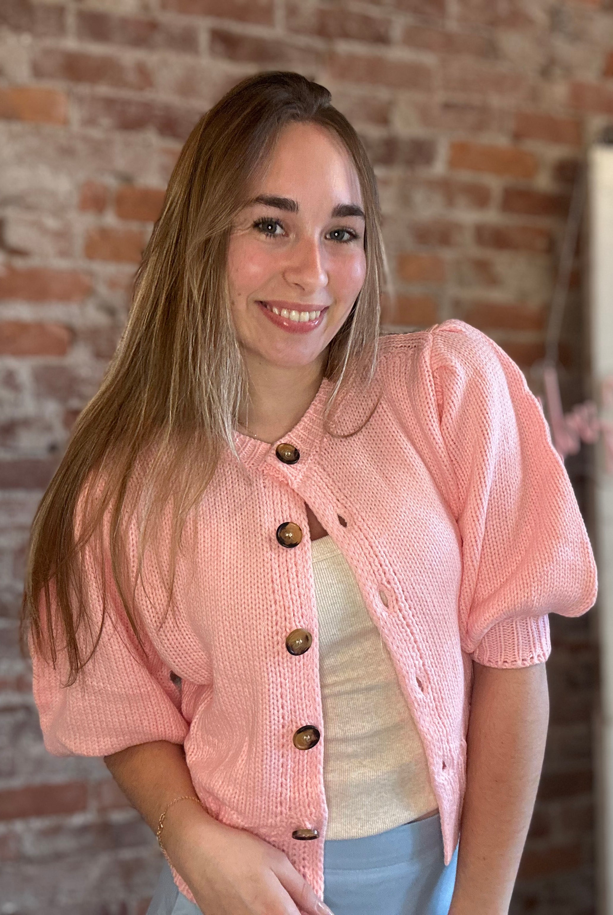 Roslyn Button Down Sweater-Sweaters-Glam-The Funky Zebra Ames, Women's Fashion Boutique in Ames, Iowa