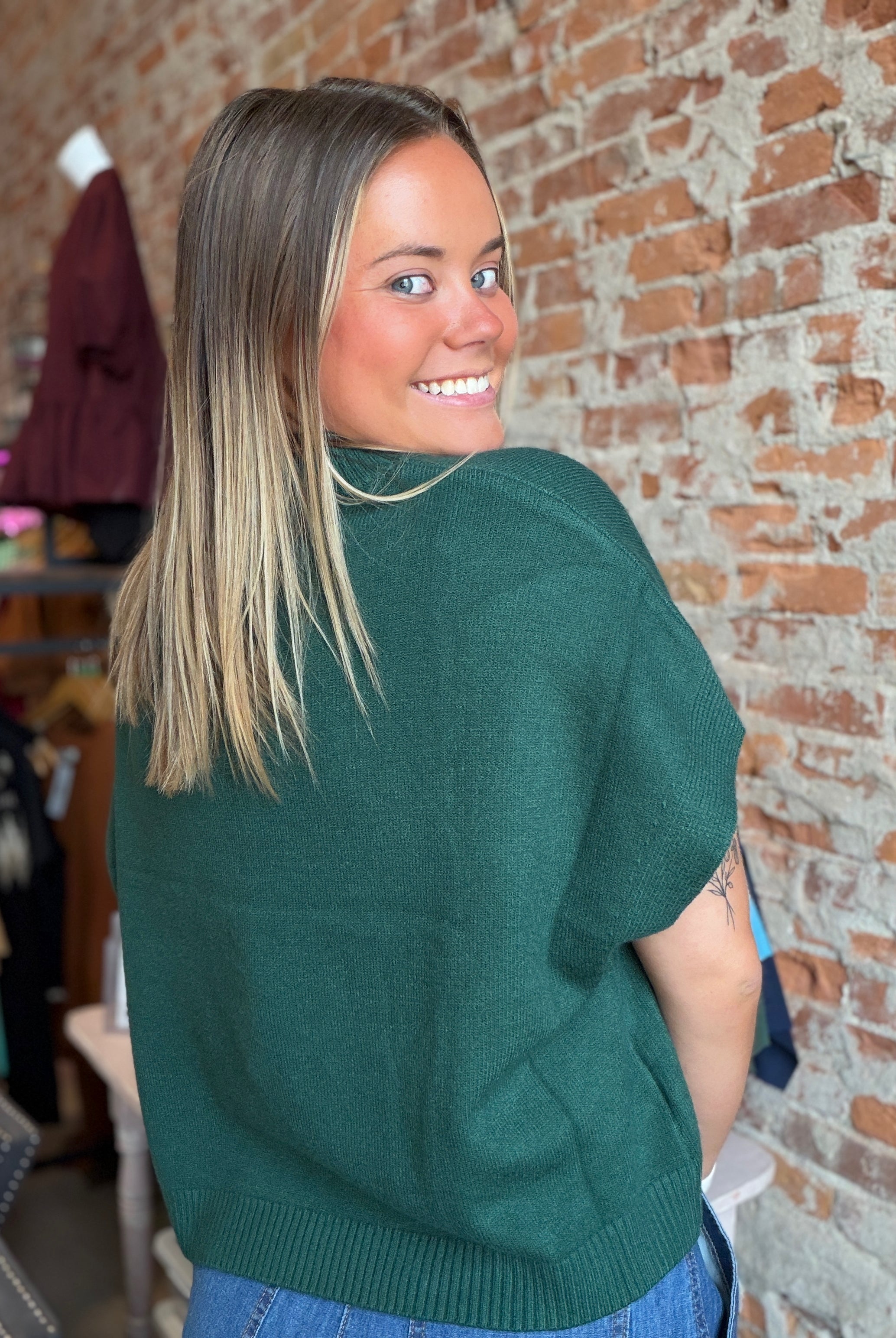 Keely Drop Shoulder Sweater-apparel-Pinch-The Funky Zebra Ames, Women's Fashion Boutique in Ames, Iowa