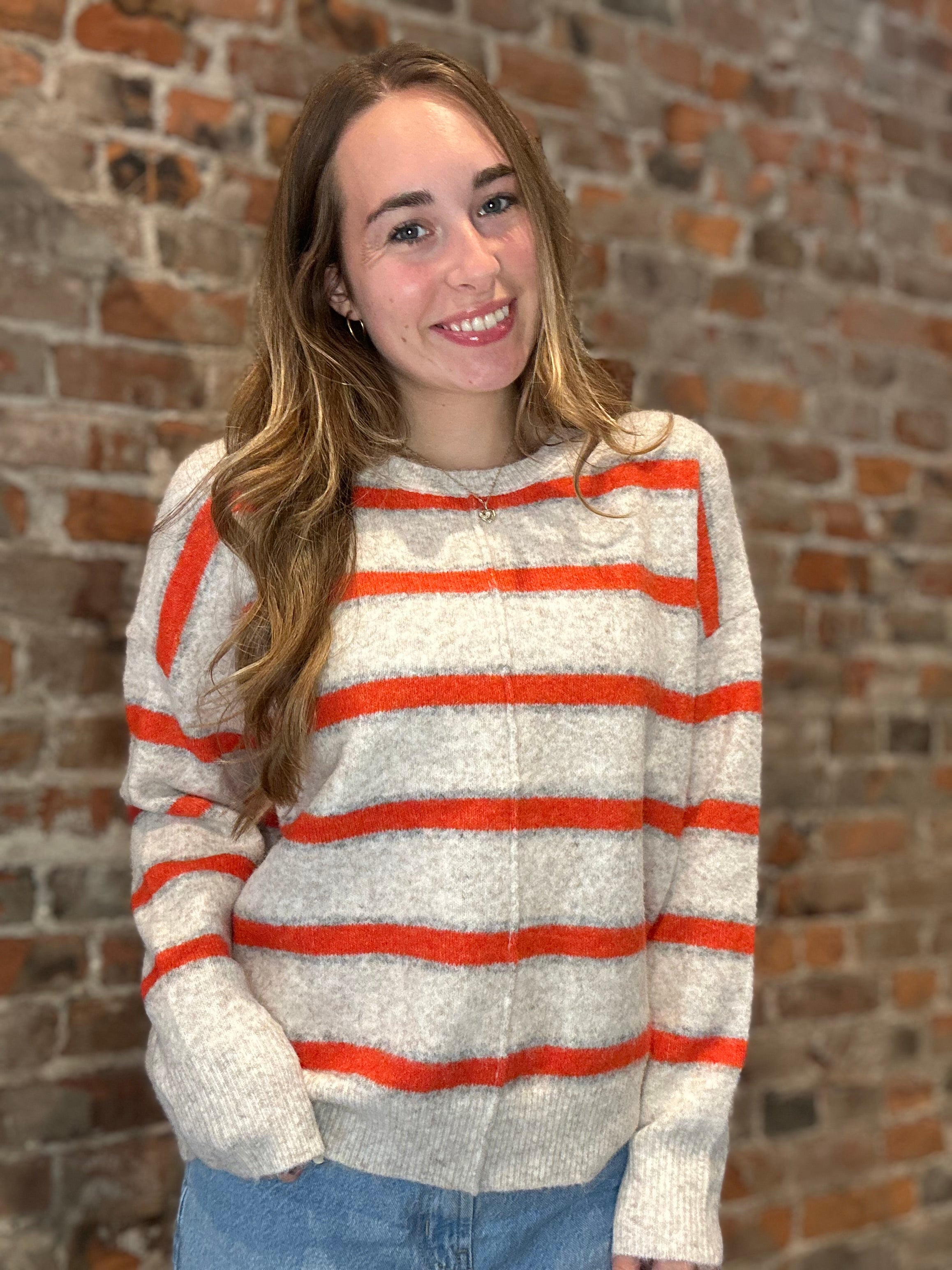 Peggy Sue Pintuck Sweater-Long Sleeves-Staccato-The Funky Zebra Ames, Women's Fashion Boutique in Ames, Iowa