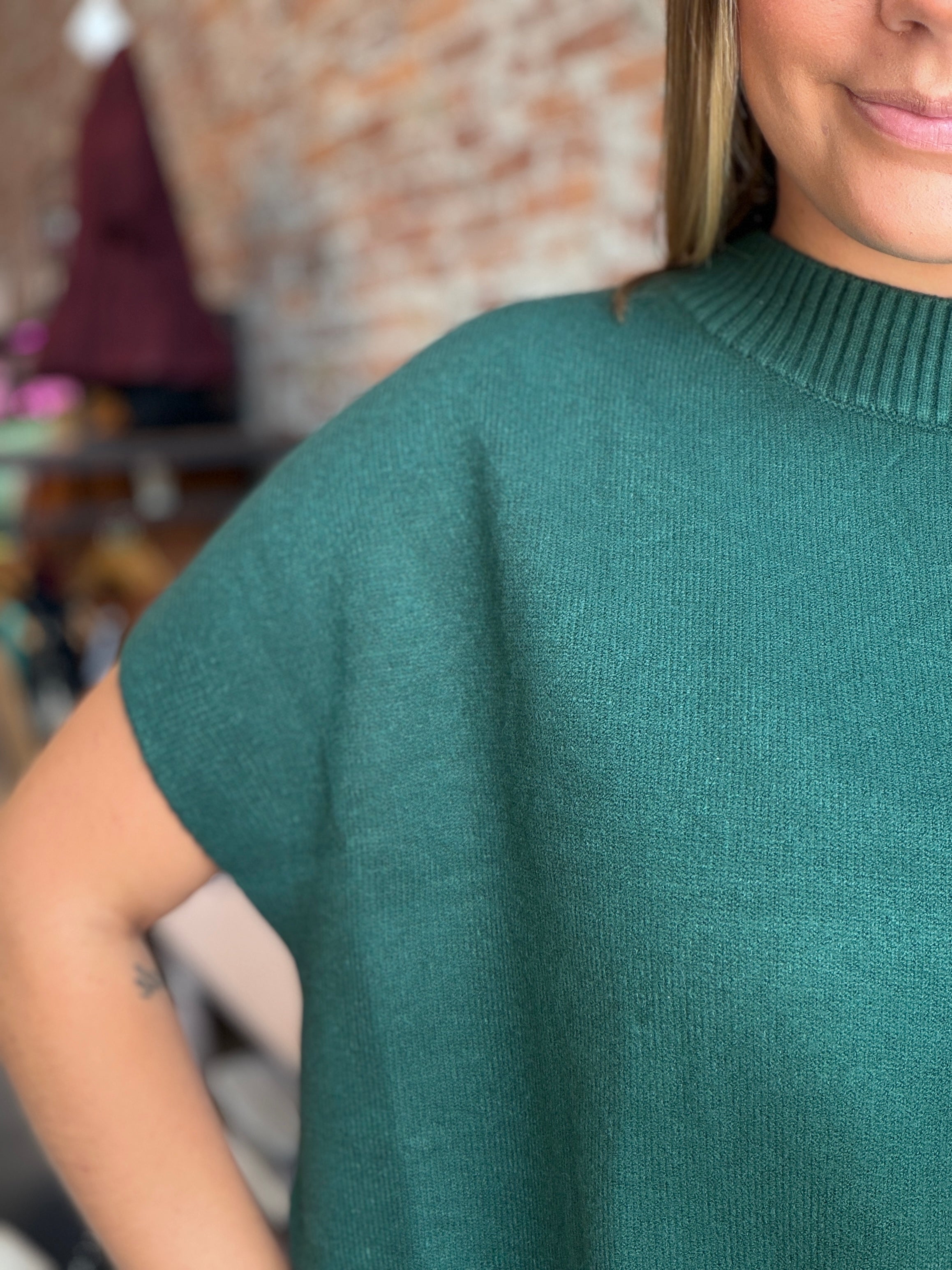 Keely Drop Shoulder Sweater-apparel-Pinch-The Funky Zebra Ames, Women's Fashion Boutique in Ames, Iowa