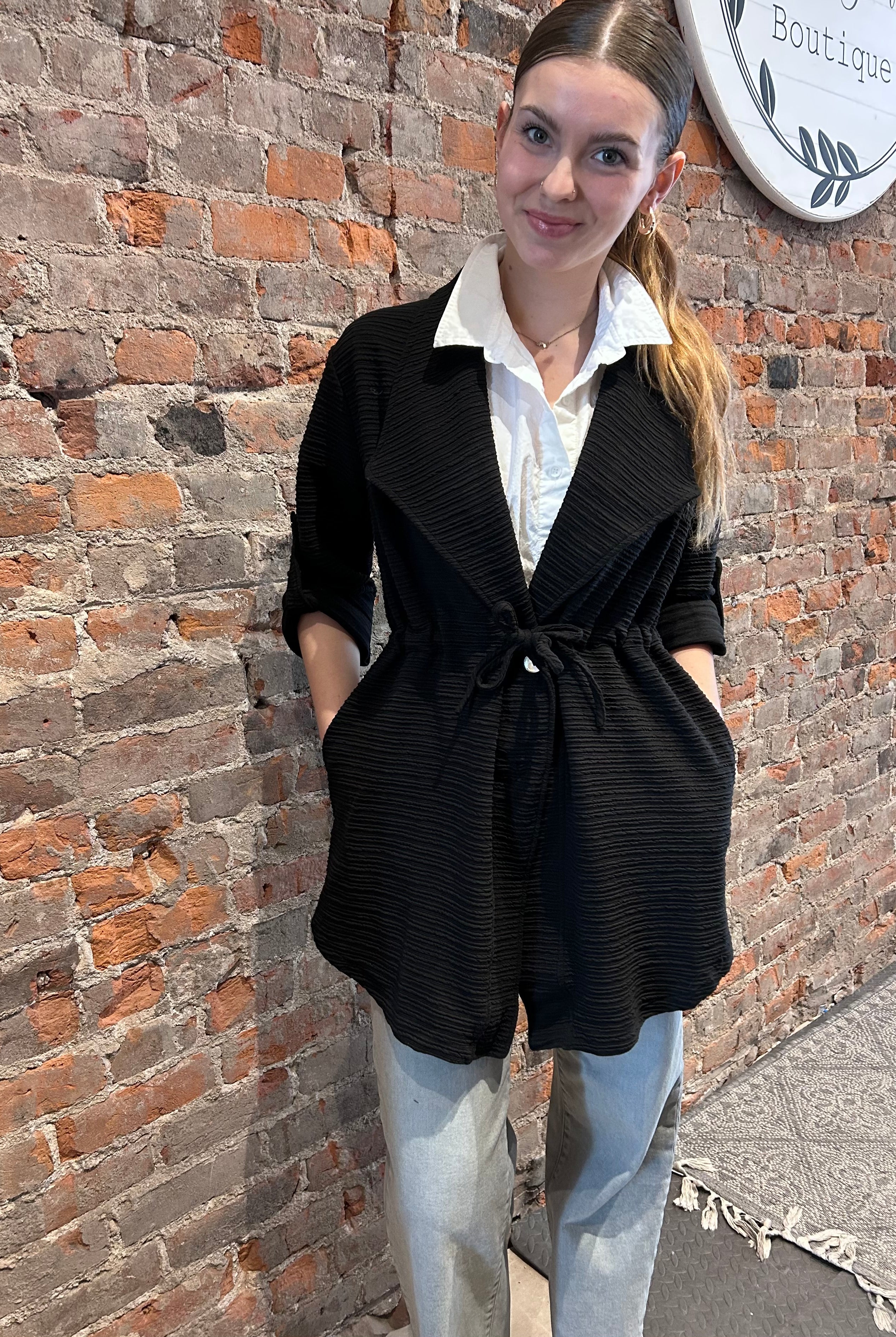 Blair Jacket-Jackets-Cozy Co-The Funky Zebra Ames, Women's Fashion Boutique in Ames, Iowa