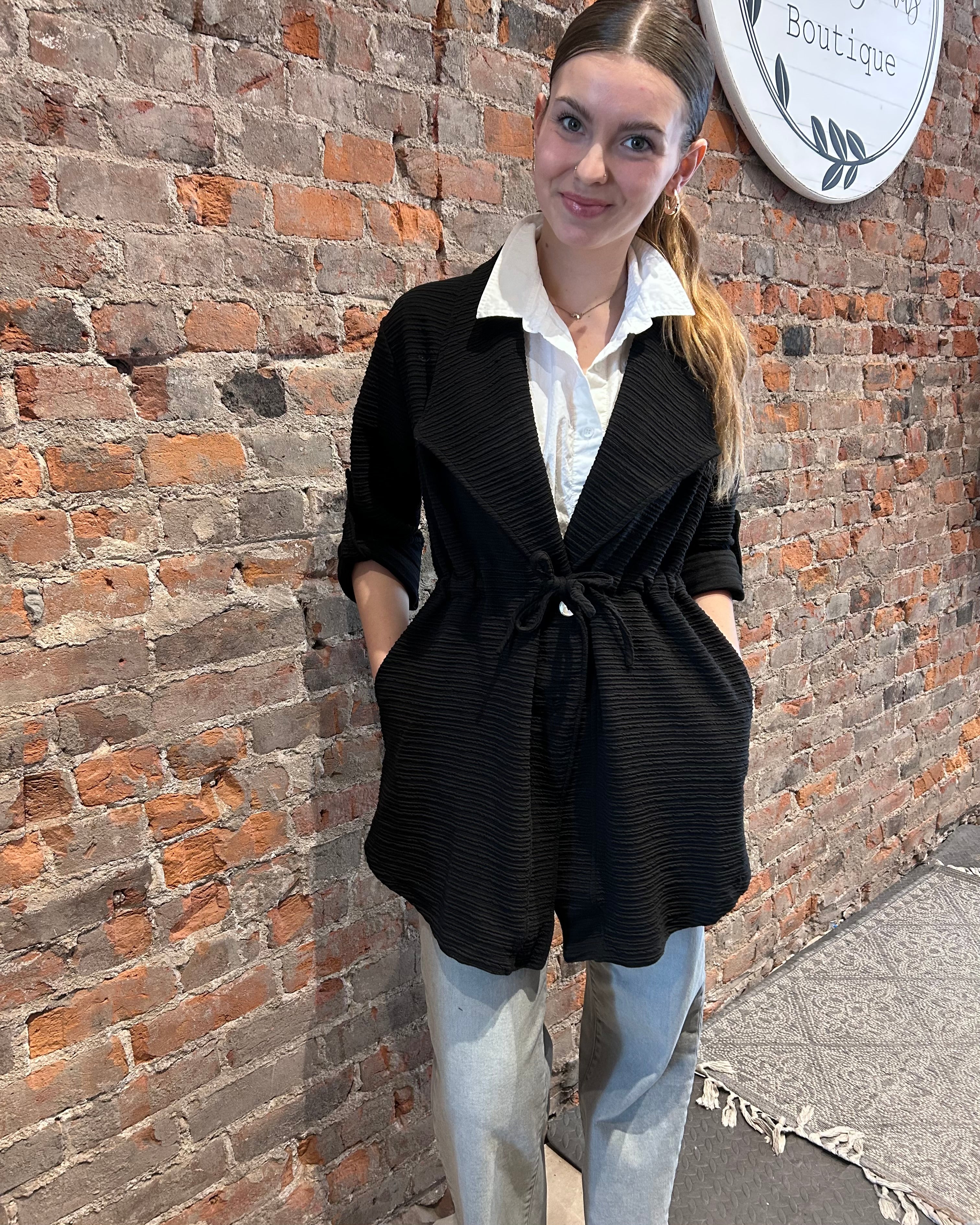 Blair Jacket-Jackets-Cozy Co-The Funky Zebra Ames, Women's Fashion Boutique in Ames, Iowa