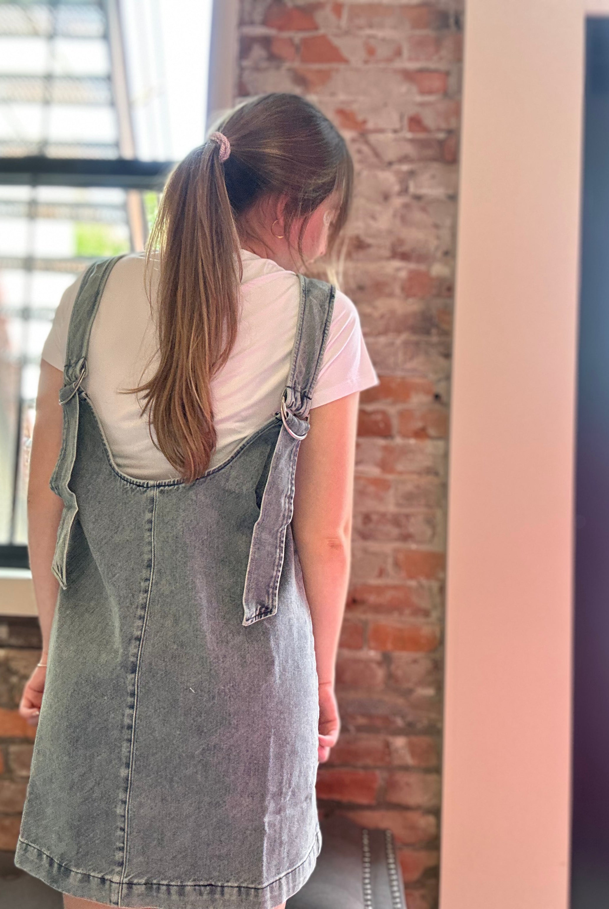 Harley Denim Dress-Dresses-Jodifl-The Funky Zebra Ames, Women's Fashion Boutique in Ames, Iowa