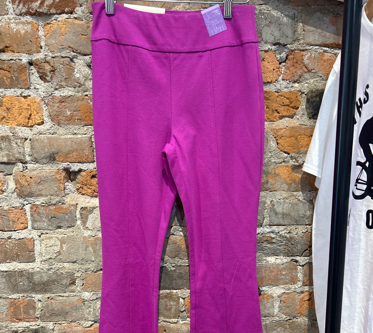 MVB Spring Magenta Kick Flare-Nellie & Dani Style House-The Funky Zebra Ames, Women's Fashion Boutique in Ames, Iowa
