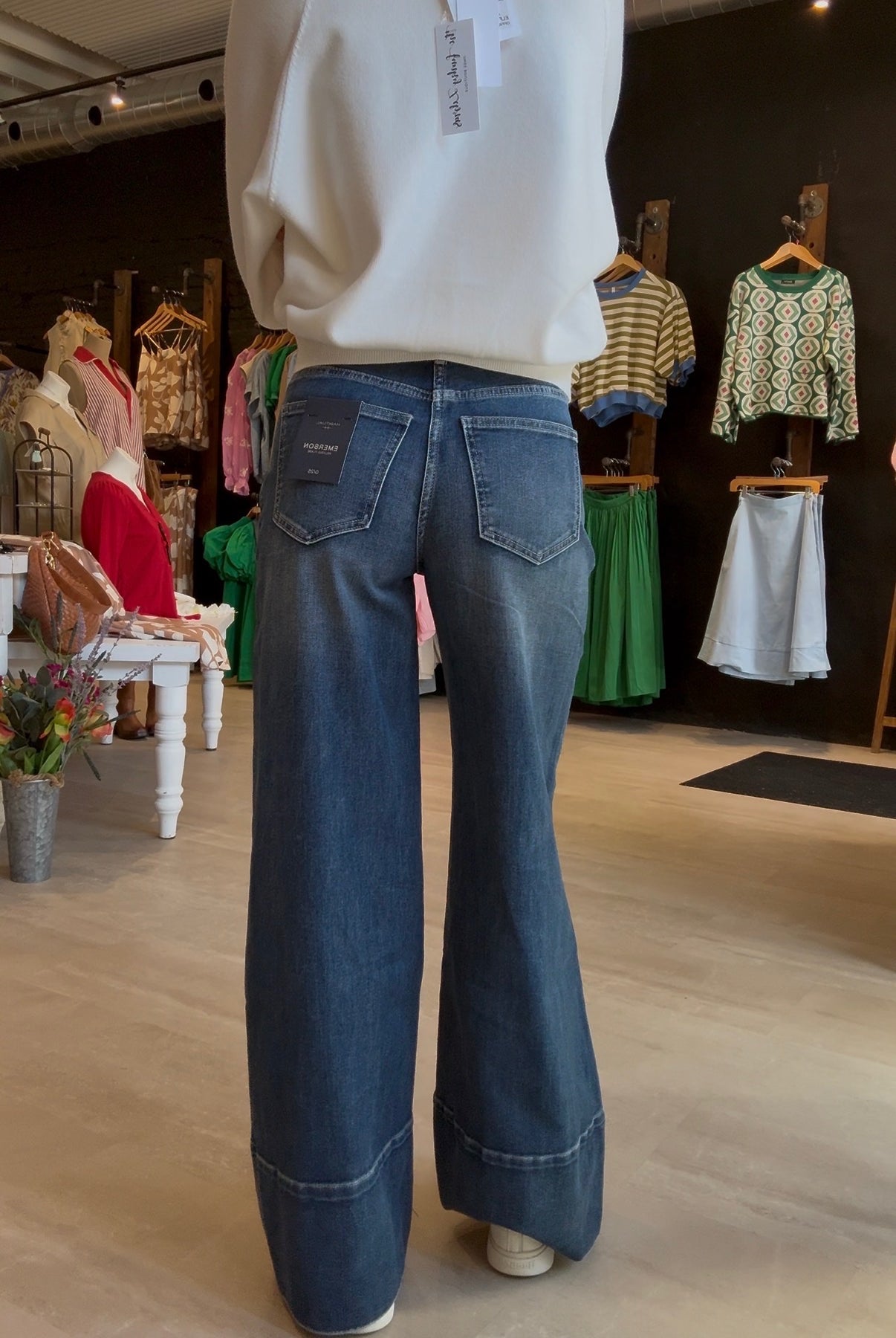 Emerson Relaxed Flare-Pants-Habitual-The Funky Zebra Ames, Women's Fashion Boutique in Ames, Iowa