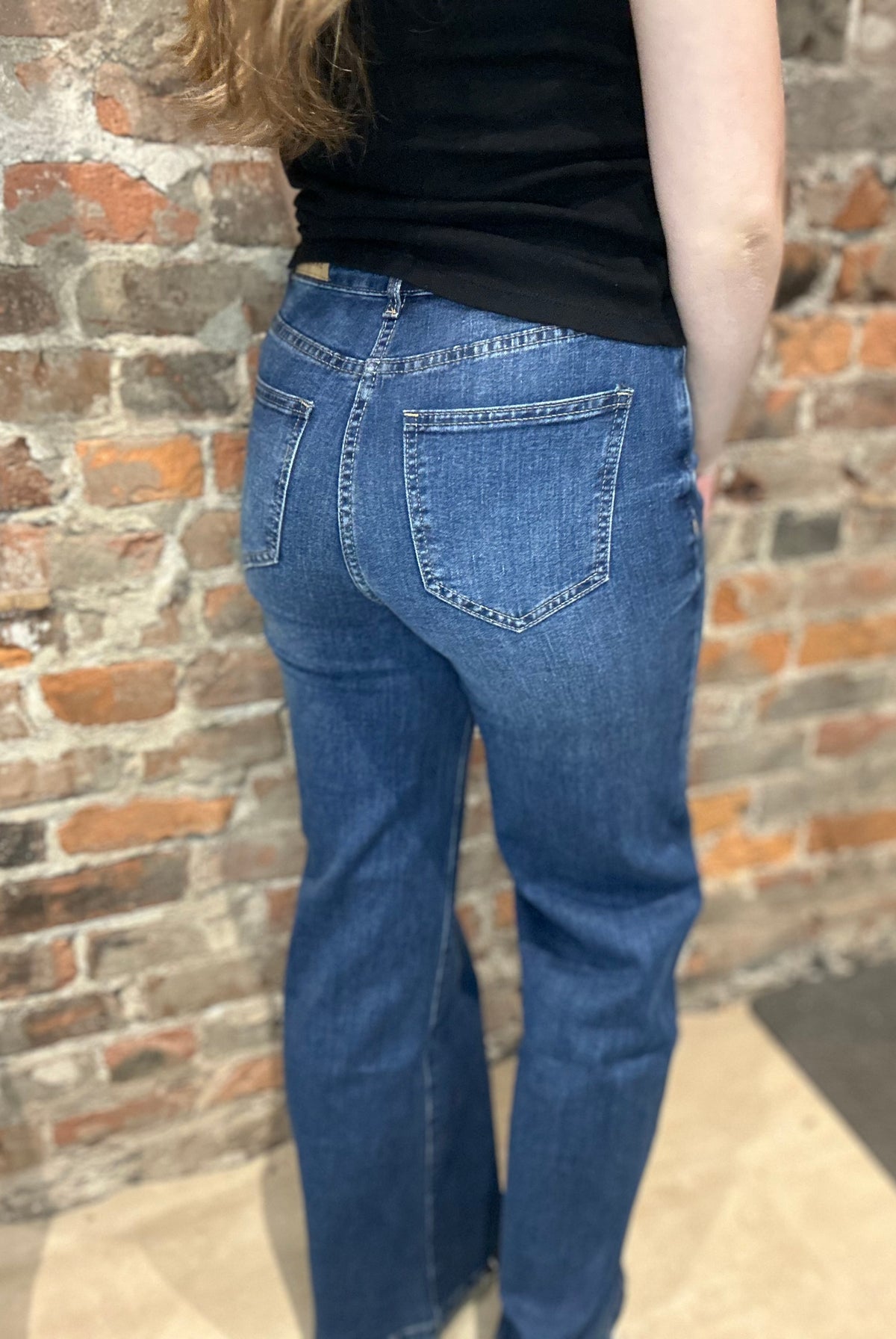 Alaina Brut Denim Jeans-Pants-Molly Bracken-The Funky Zebra Ames, Women's Fashion Boutique in Ames, Iowa