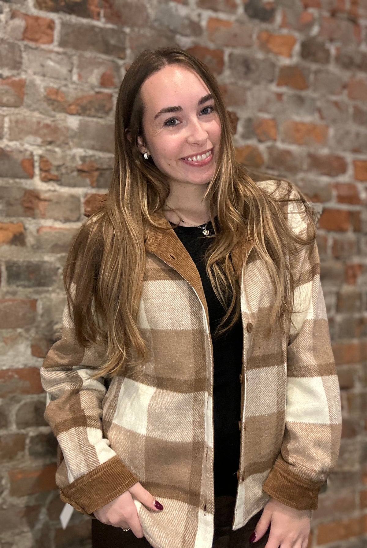 Shandra Plaid Shacket-apparel-heimish-The Funky Zebra Ames, Women's Fashion Boutique in Ames, Iowa