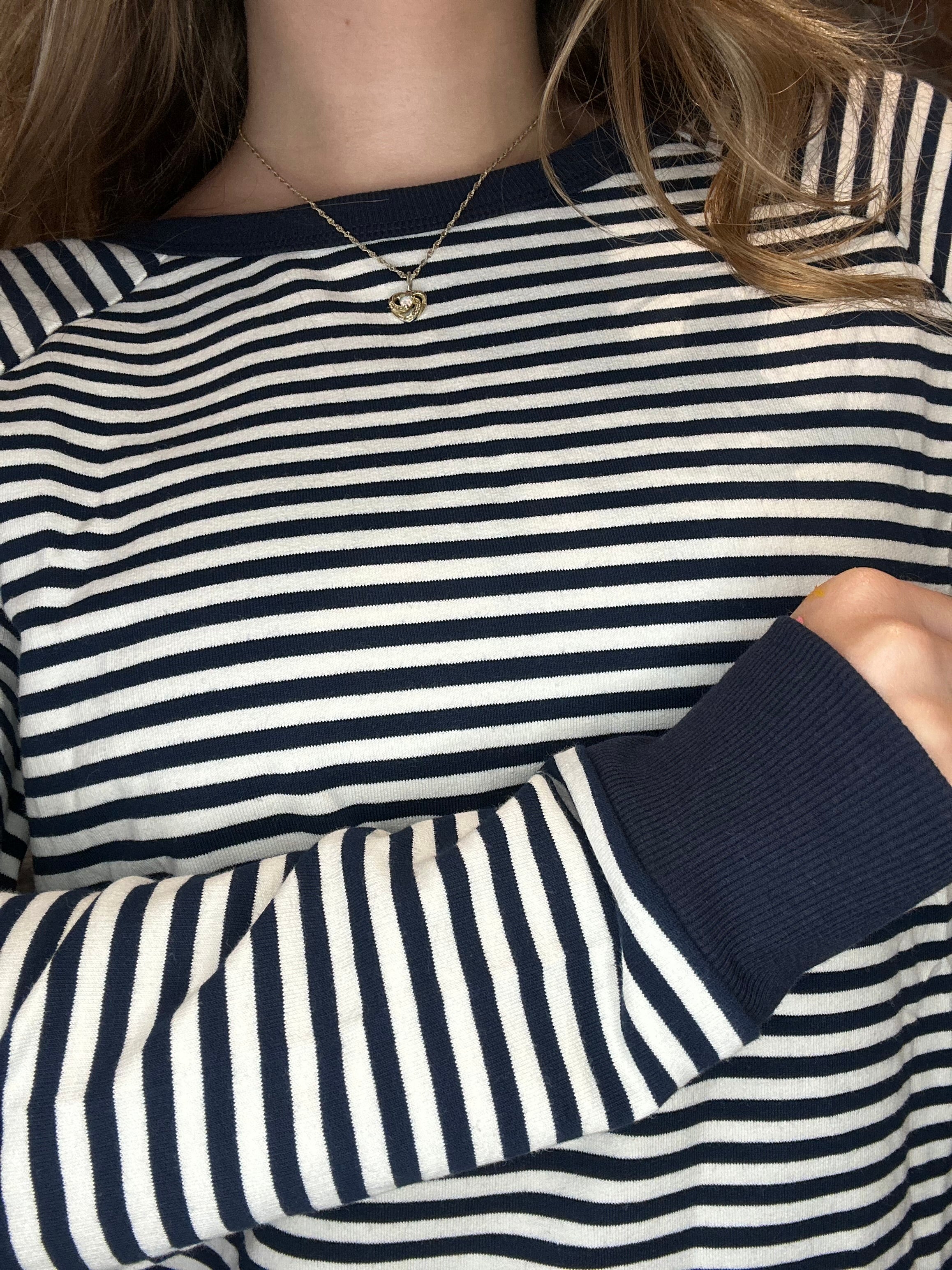 Louisa Striped Pullover-Long Sleeves-Staccato-The Funky Zebra Ames, Women's Fashion Boutique in Ames, Iowa