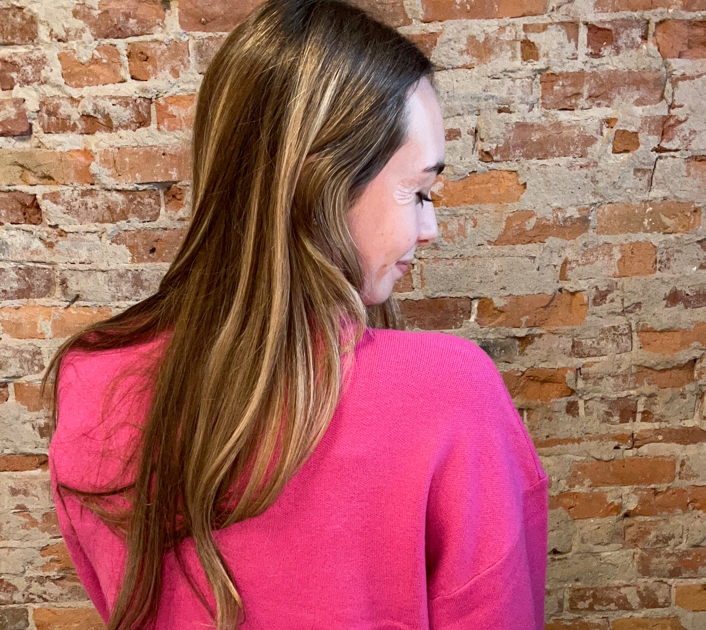 Sylvie Magenta Cardigan-Cardigans-fate-The Funky Zebra Ames, Women's Fashion Boutique in Ames, Iowa