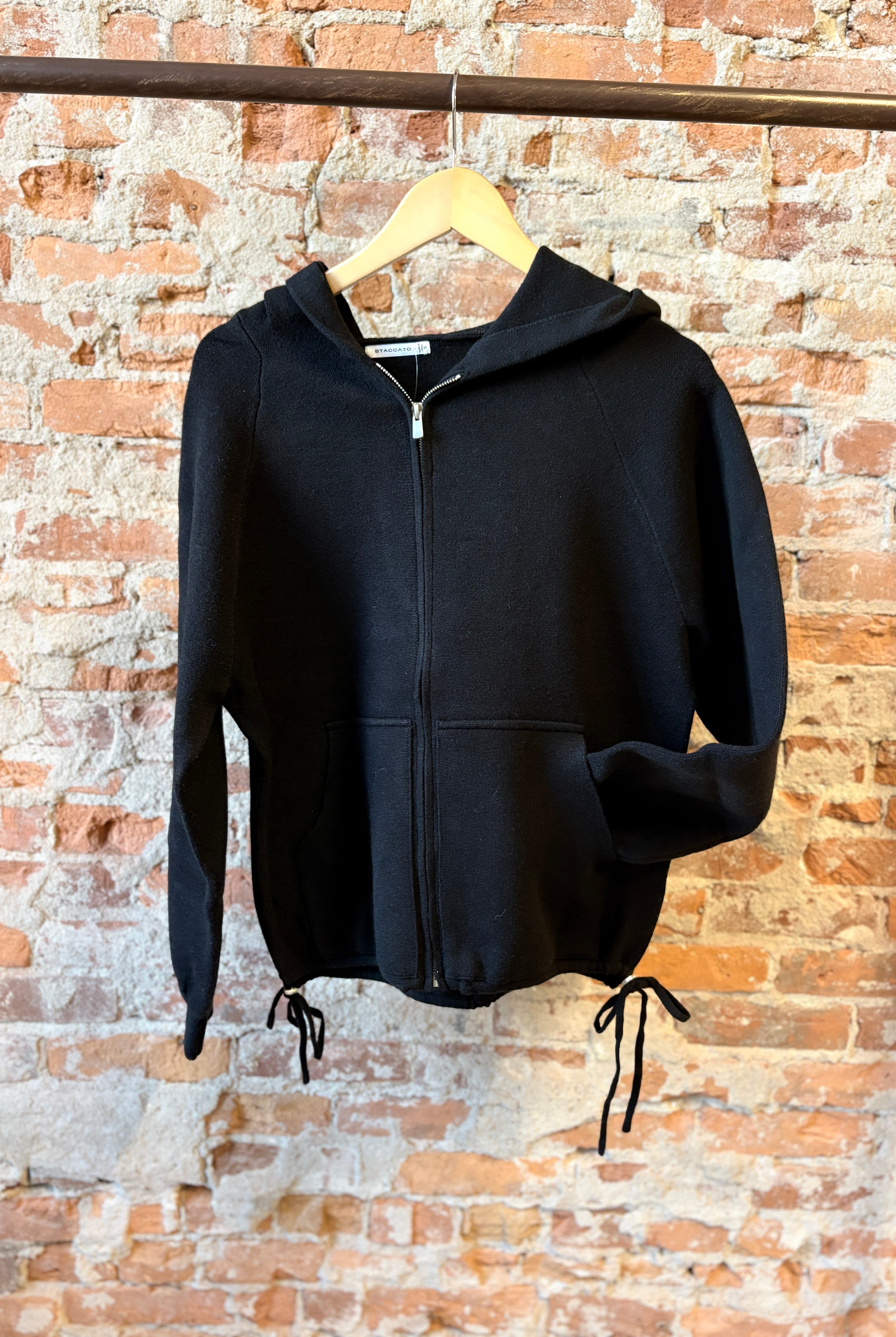 Jeanie Zip Up-Outerwear-Staccato-The Funky Zebra Ames, Women's Fashion Boutique in Ames, Iowa