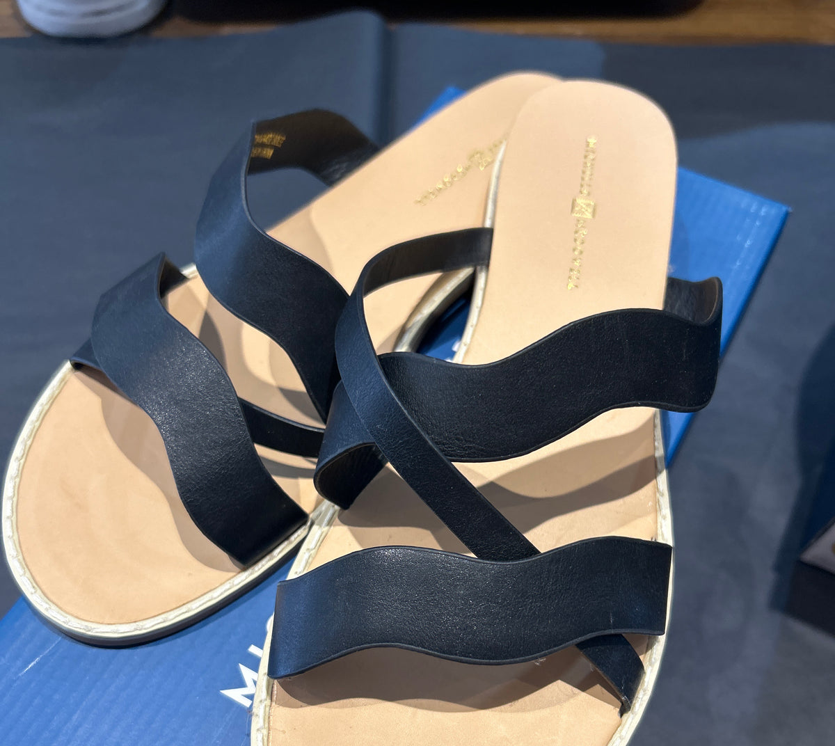 MVB Black River Sandal-Nellie & Dani Style House-The Funky Zebra Ames, Women's Fashion Boutique in Ames, Iowa