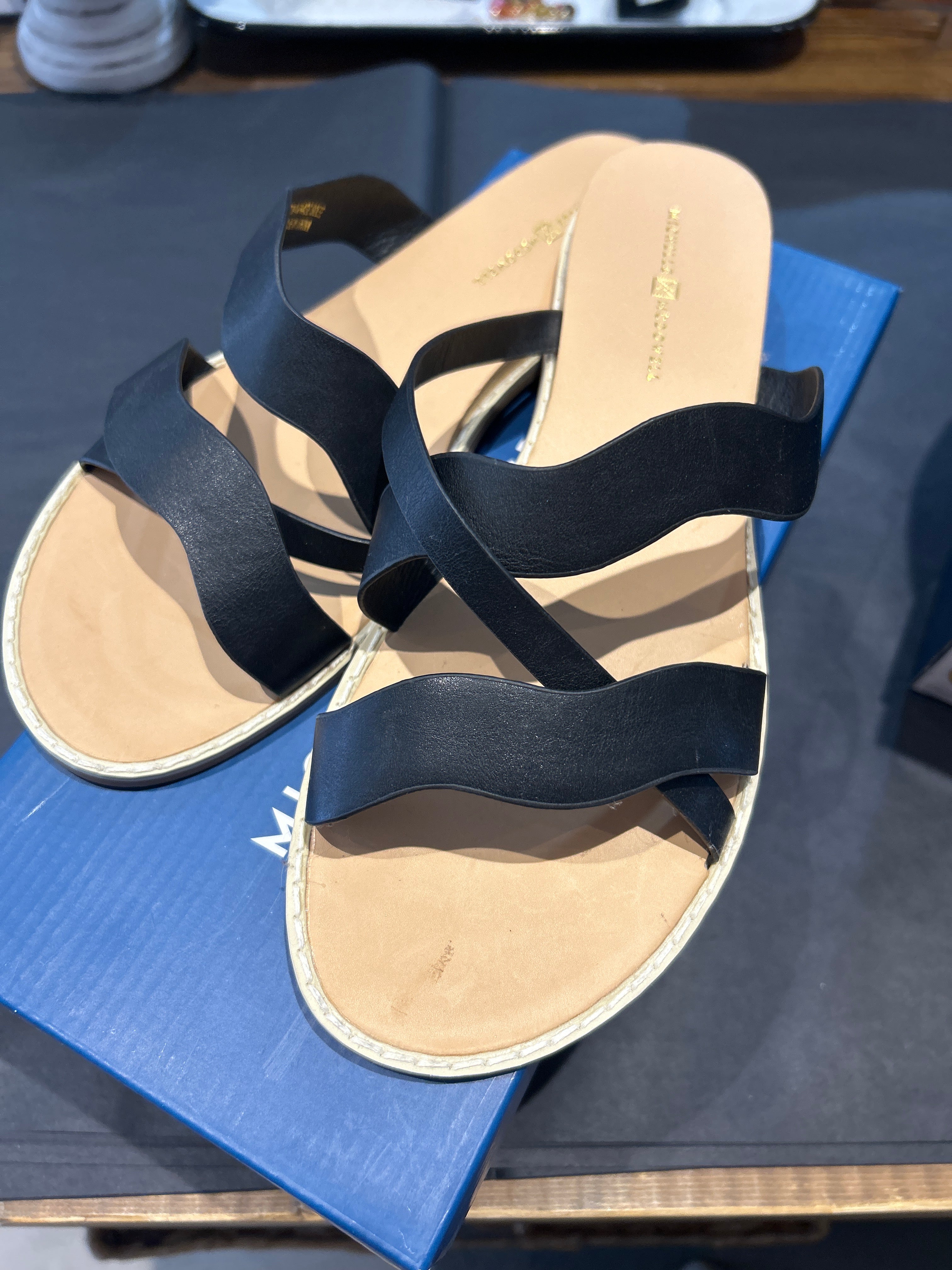 MVB Black River Sandal-Nellie & Dani Style House-The Funky Zebra Ames, Women's Fashion Boutique in Ames, Iowa