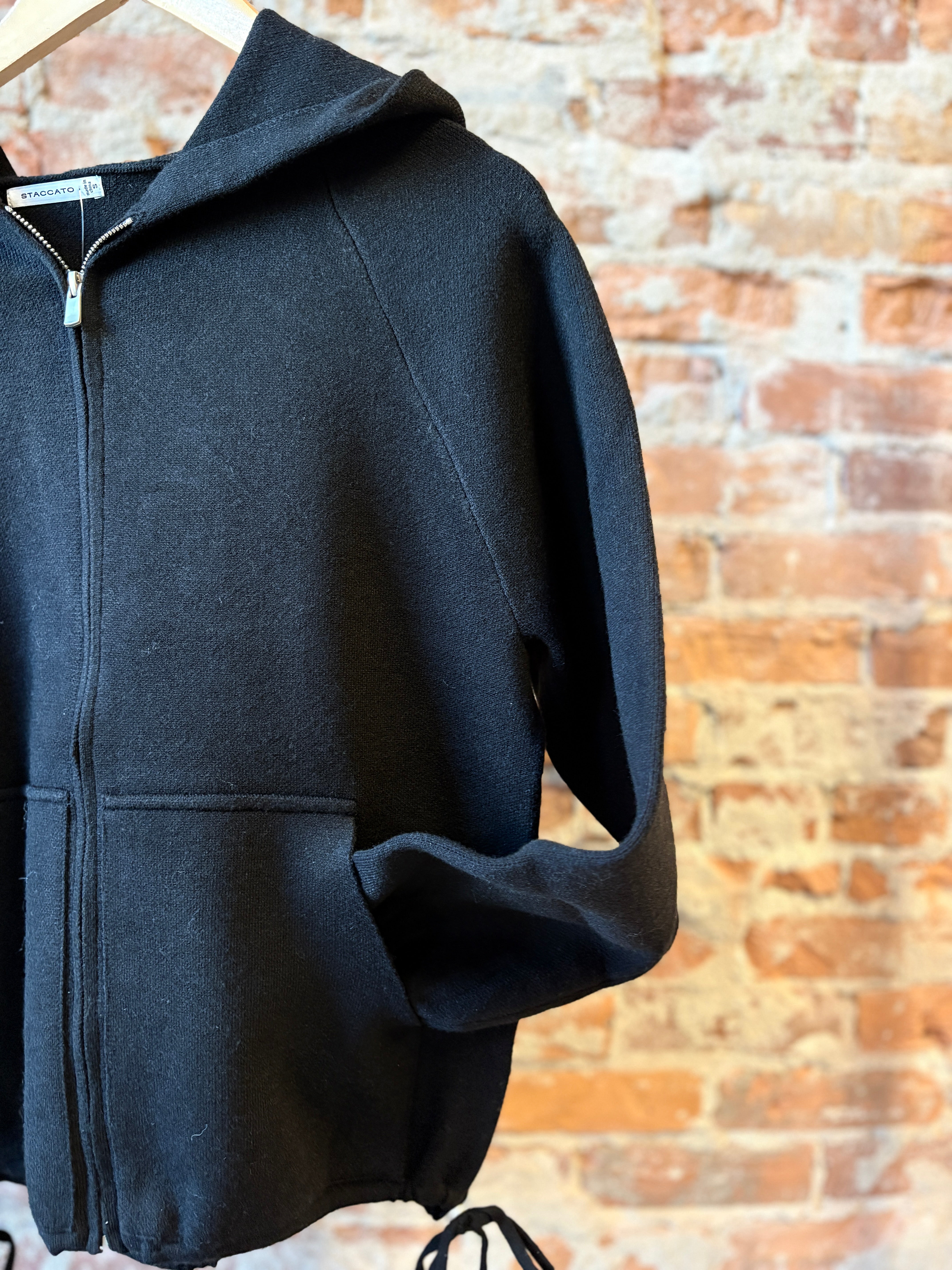 Jeanie Zip Up-Outerwear-Staccato-The Funky Zebra Ames, Women's Fashion Boutique in Ames, Iowa