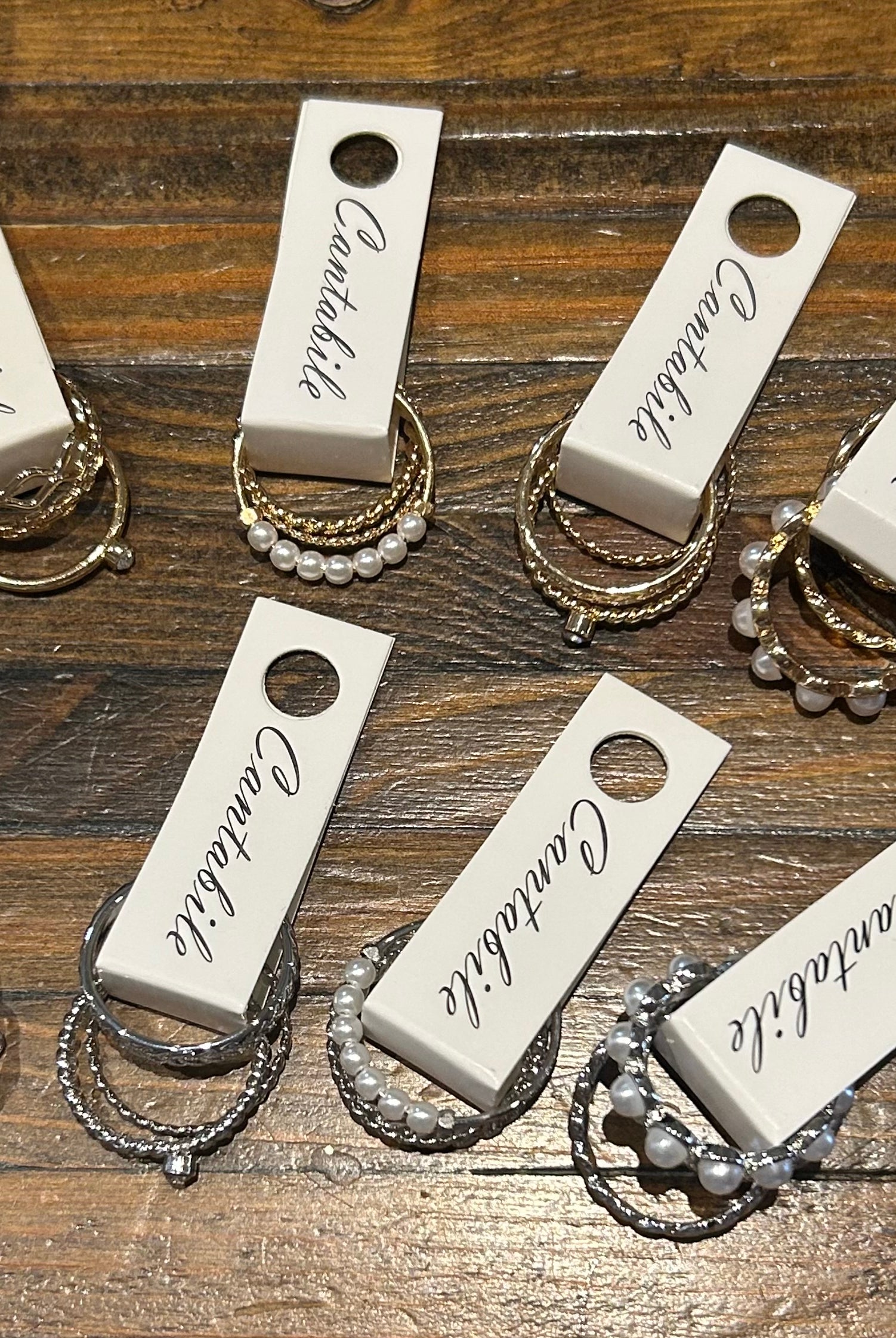 Rings Set of 3 Stackable-Accessories-The Funky Zebra Ames-The Funky Zebra Ames, Women's Fashion Boutique in Ames, Iowa