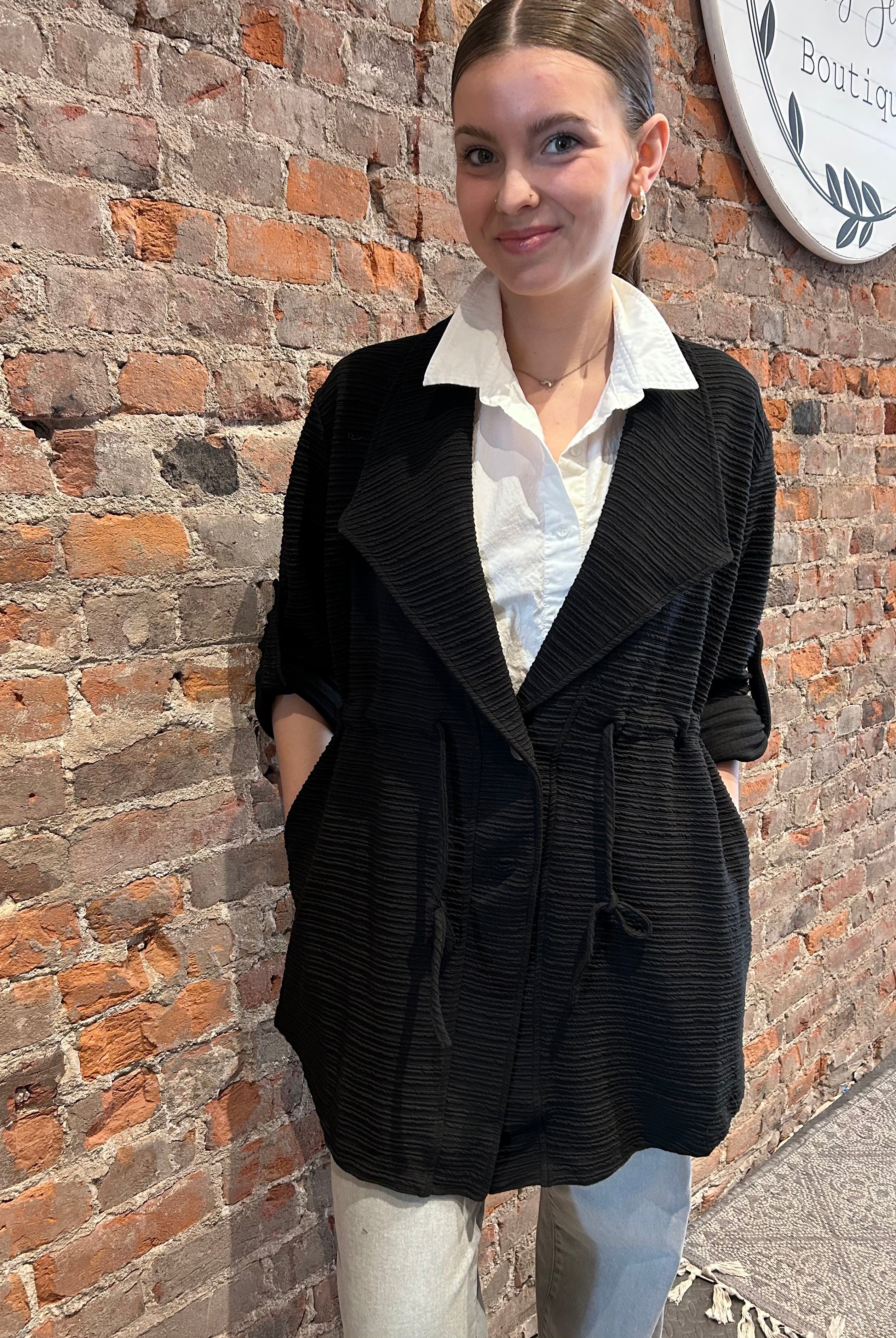 Blair Jacket-Jackets-Cozy Co-The Funky Zebra Ames, Women's Fashion Boutique in Ames, Iowa