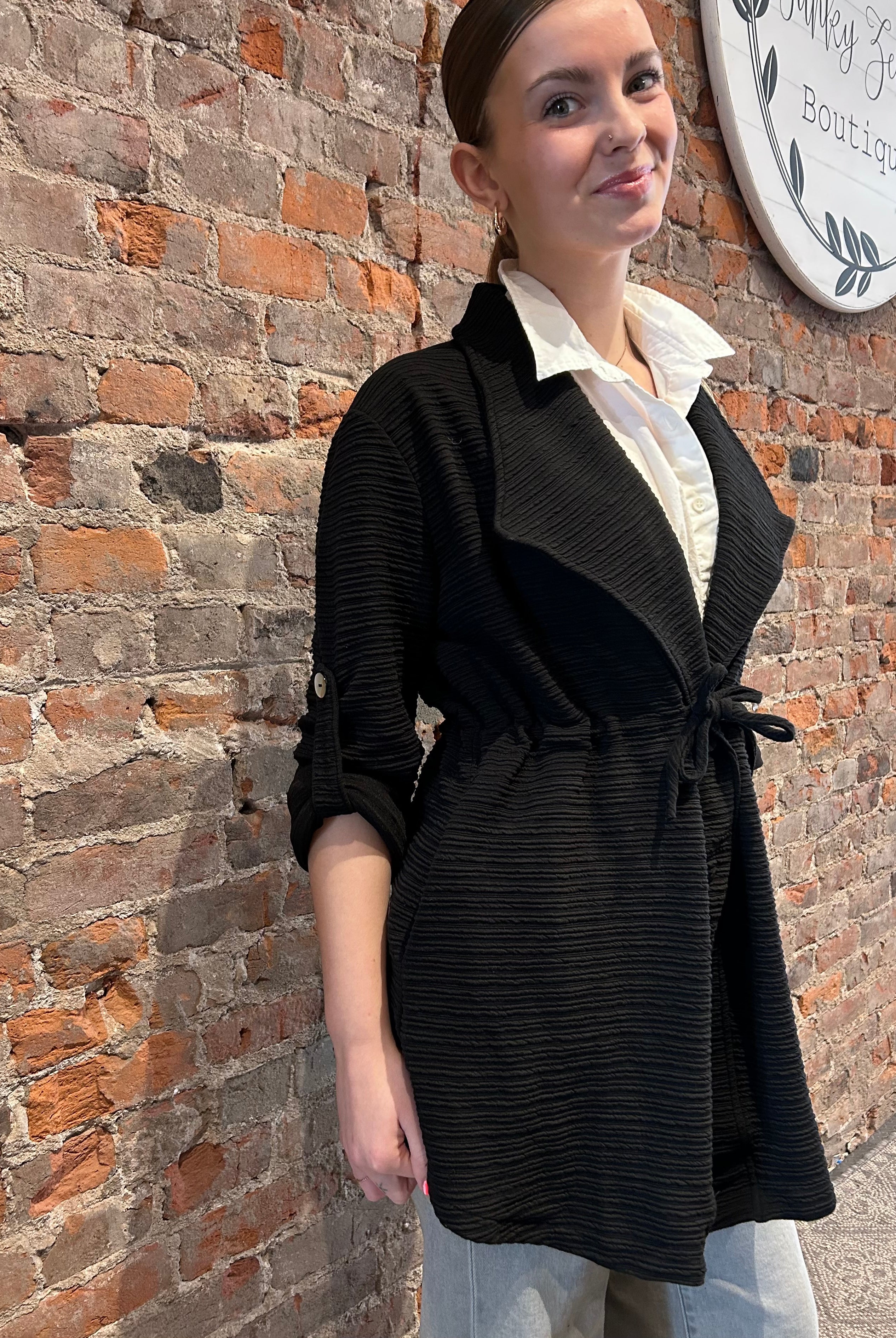 Blair Jacket-Jackets-Cozy Co-The Funky Zebra Ames, Women's Fashion Boutique in Ames, Iowa