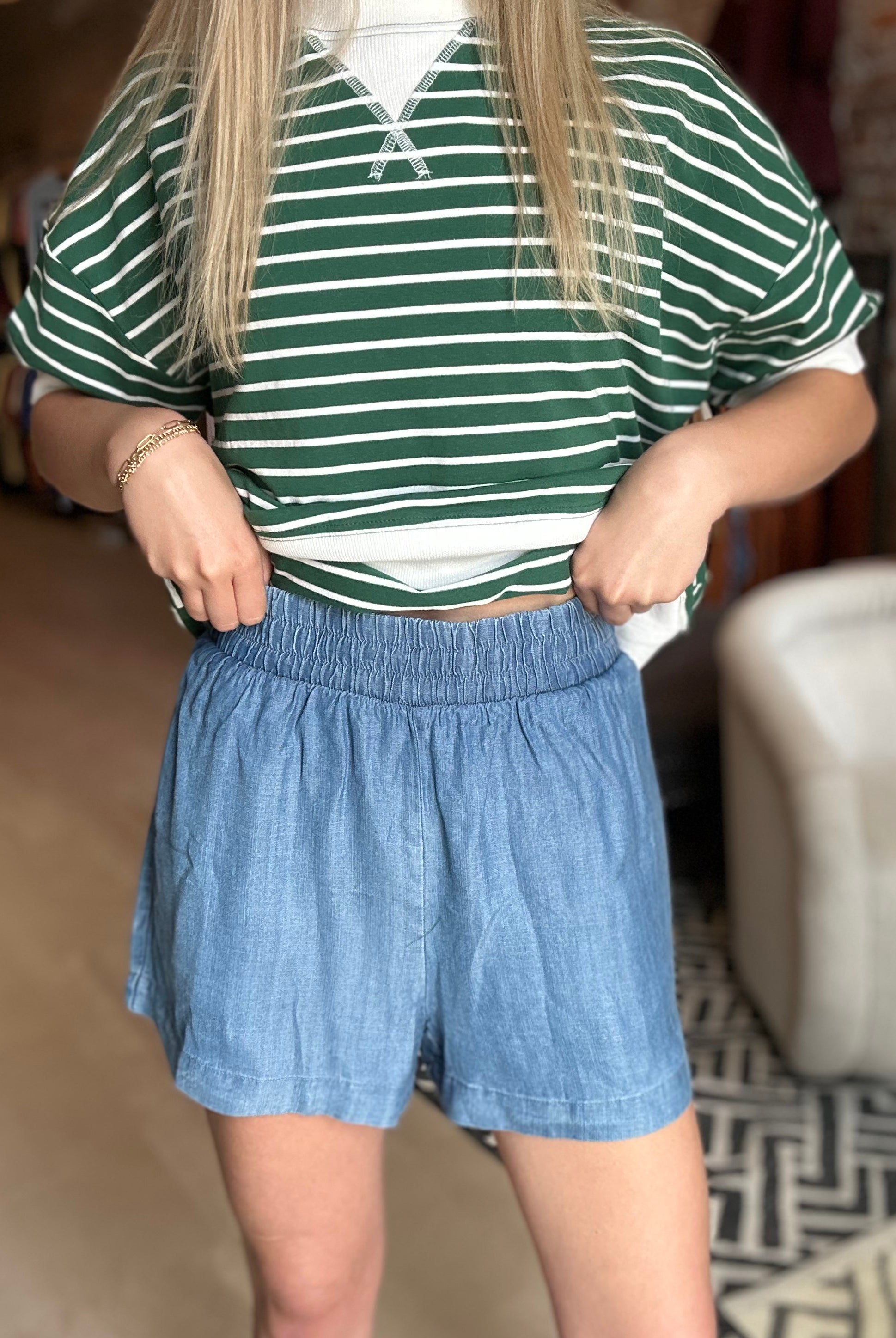 Easy Breezy Short-Shorts-The Funky Zebra Ames-The Funky Zebra Ames, Women's Fashion Boutique in Ames, Iowa