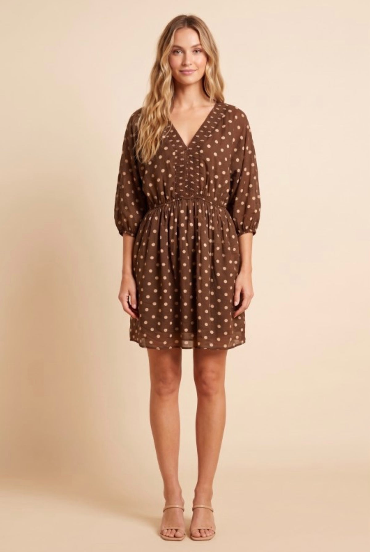 Lorna Polka Dot Dress-apparel-Hayden-The Funky Zebra Ames, Women's Fashion Boutique in Ames, Iowa