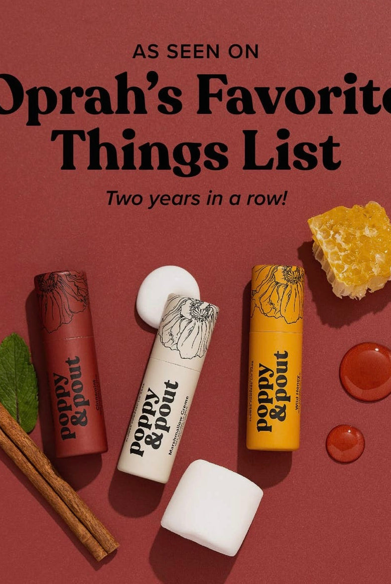 Poppy & Pout Lip Balm-Lips-The Funky Zebra Ames-The Funky Zebra Ames, Women's Fashion Boutique in Ames, Iowa