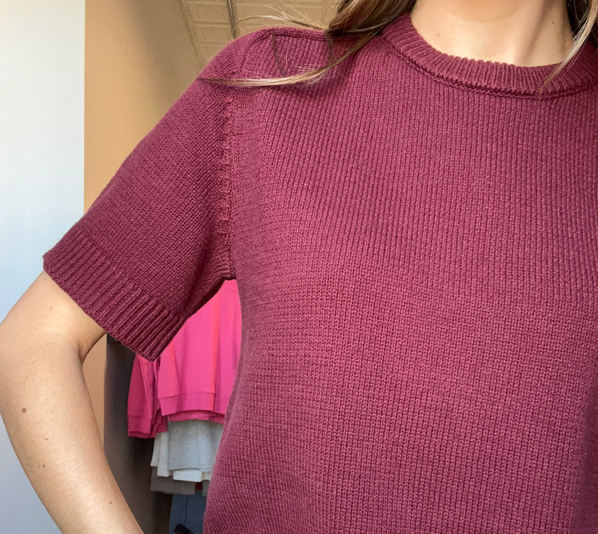 Robin Short Sleeve Sweater-apparel-in february-The Funky Zebra Ames, Women's Fashion Boutique in Ames, Iowa