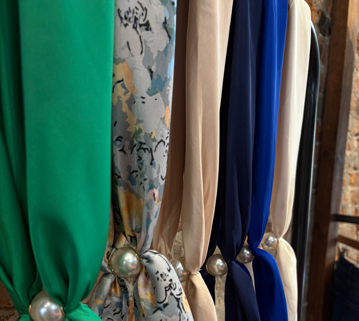 Ready to Wear Magnetic Scarves-Accessories-Queens Design-The Funky Zebra Ames, Women's Fashion Boutique in Ames, Iowa
