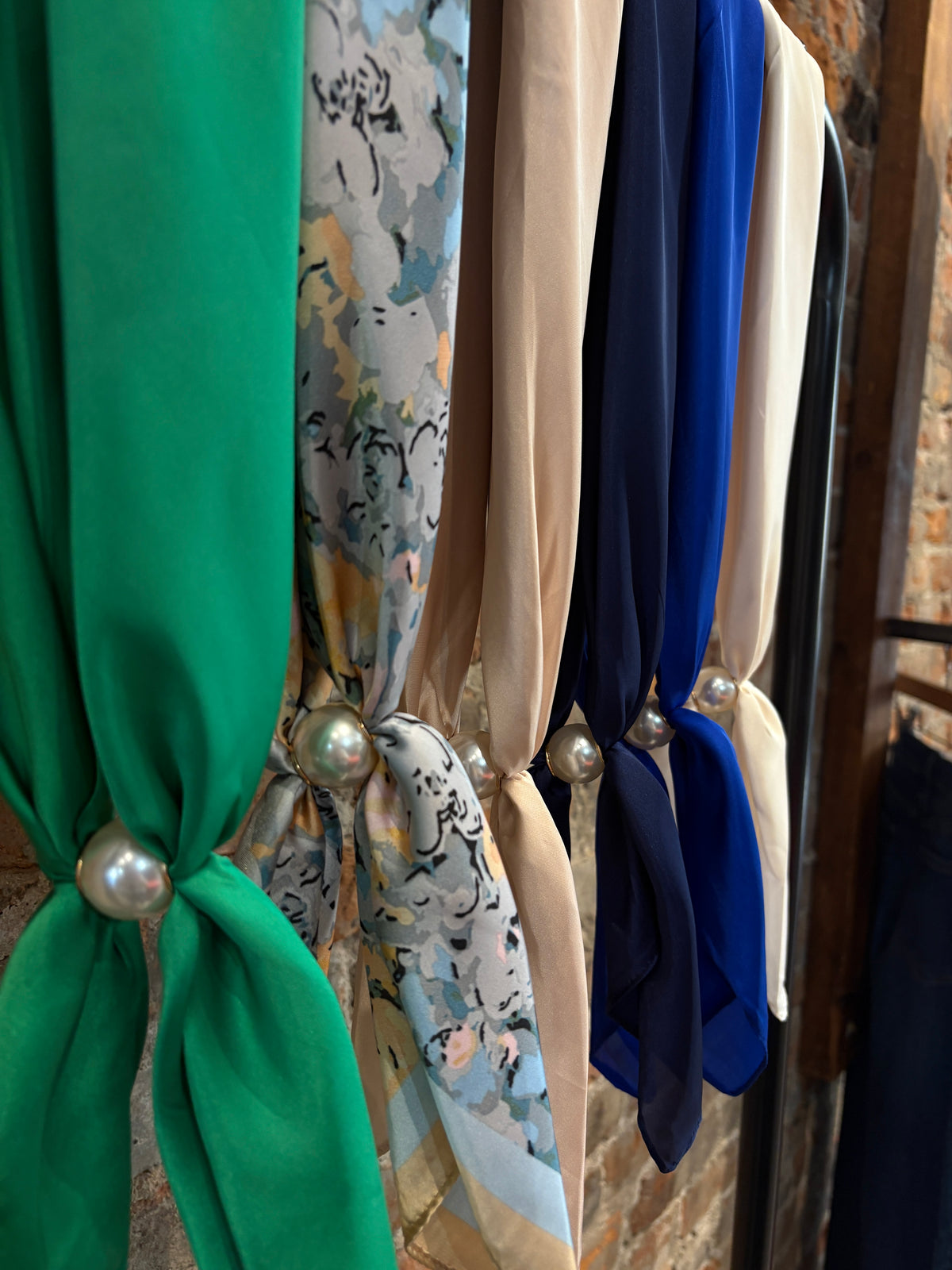 Ready to Wear Magnetic Scarves-Accessories-Queens Design-The Funky Zebra Ames, Women's Fashion Boutique in Ames, Iowa